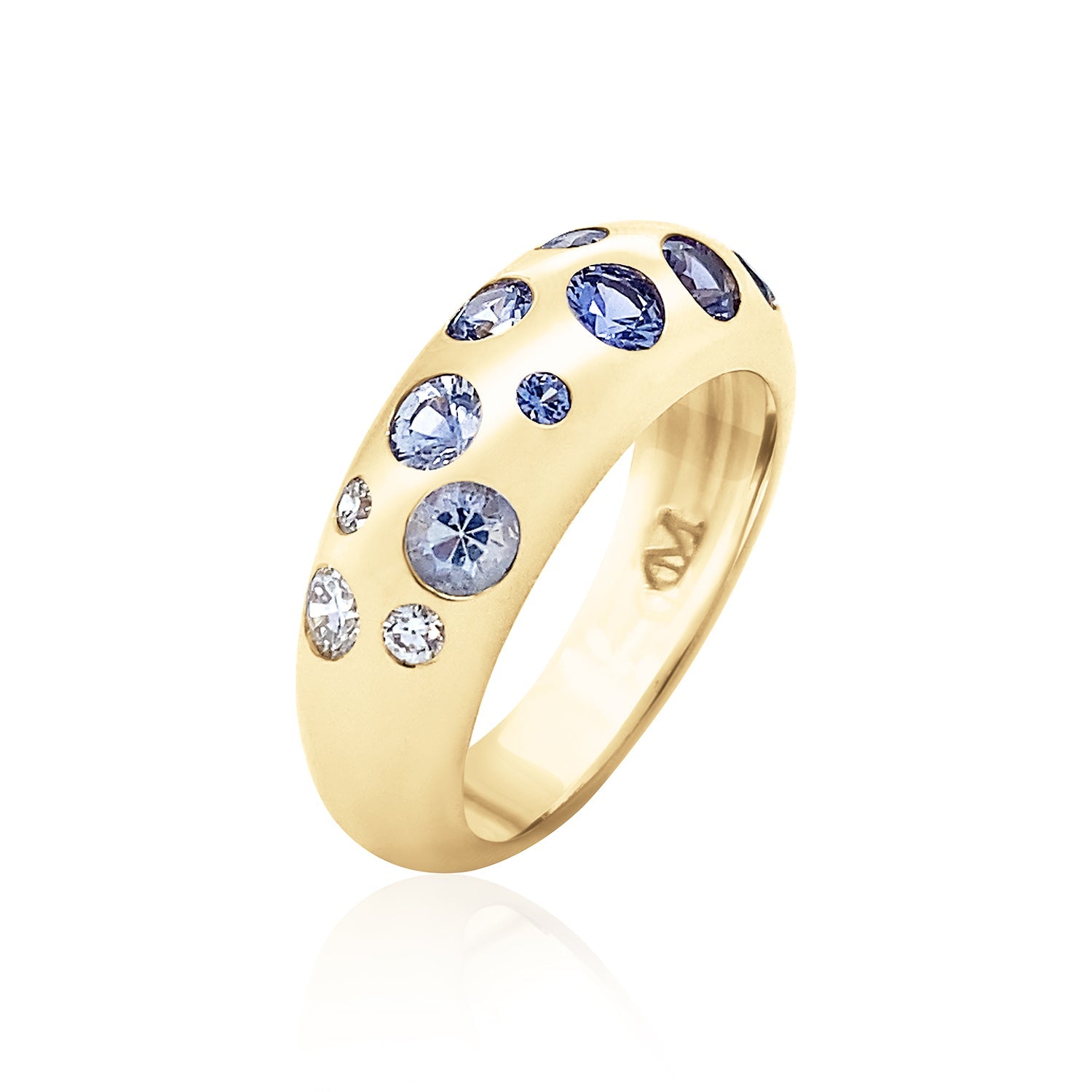 BLUE OMBRE CLASSIC NOMAD RING