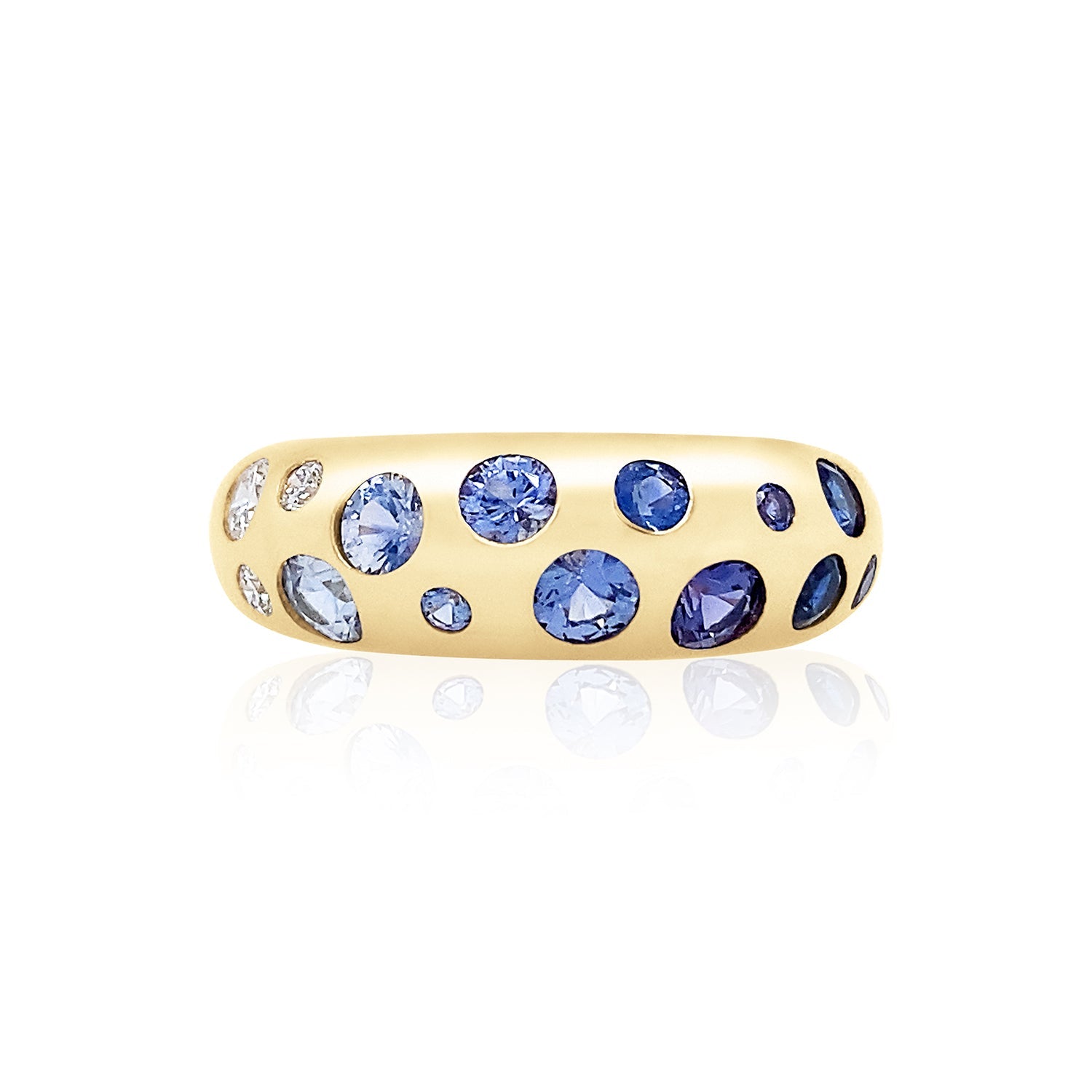 BLUE OMBRE CLASSIC NOMAD RING