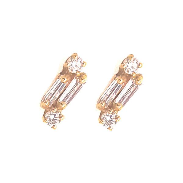 Baguette Studs