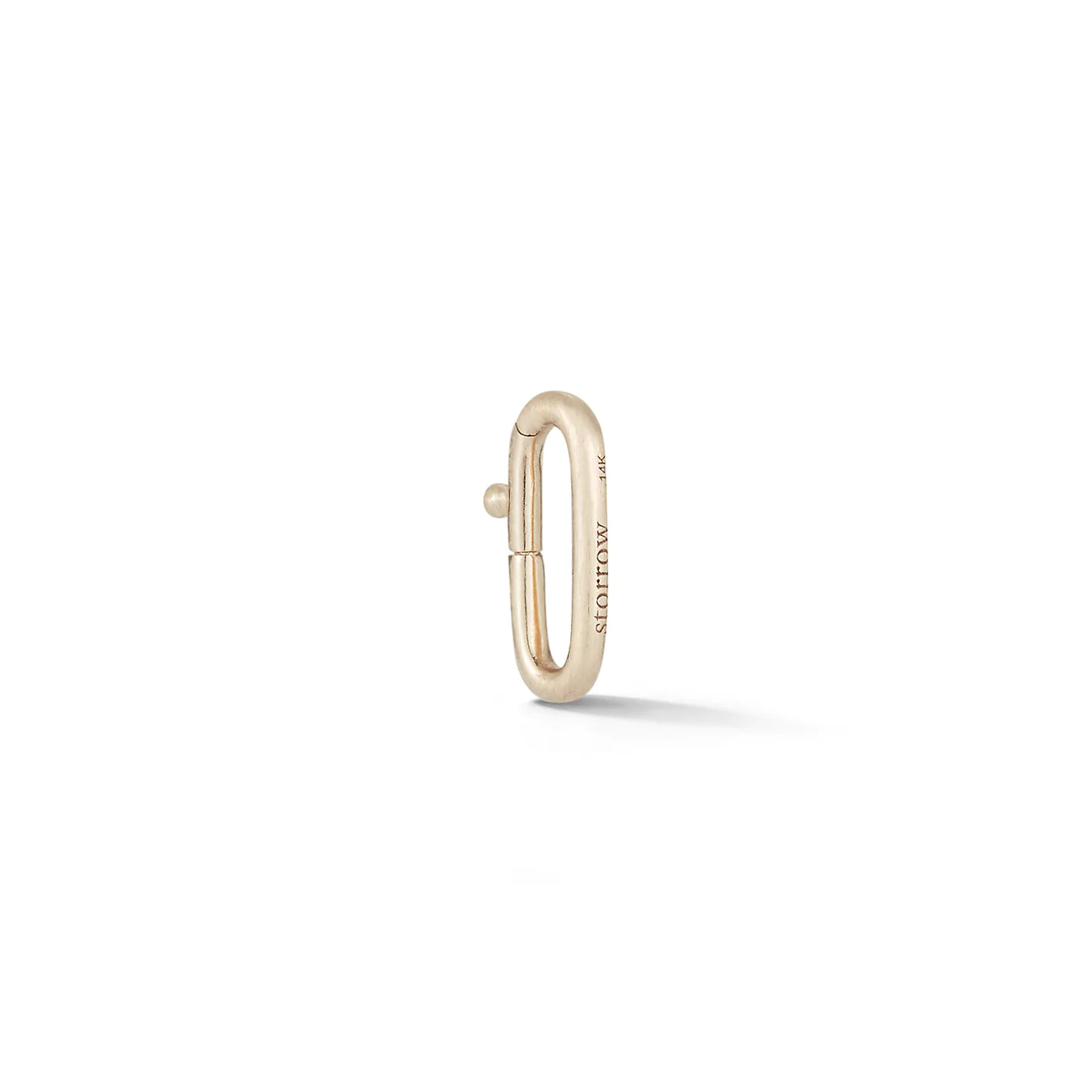 14K GOLD OVAL CLIP BAIL