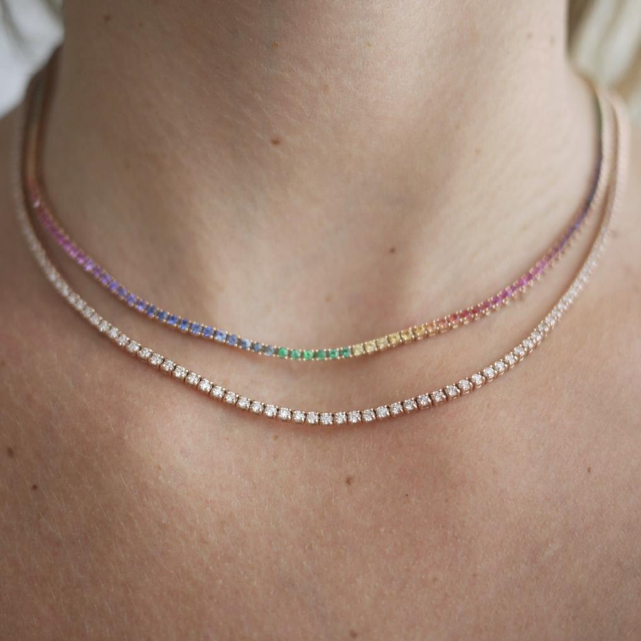 5.25ct TENNIS NECKLACE