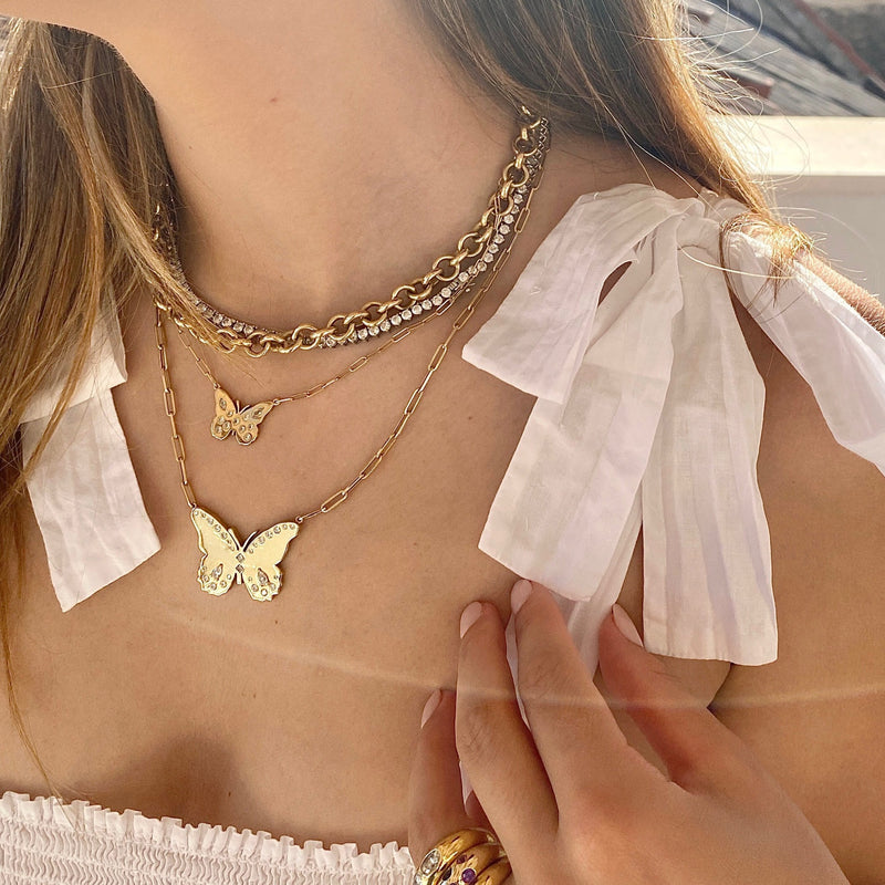 FAUNA JESSICA LARGE BUTTERFLY NECKLACE