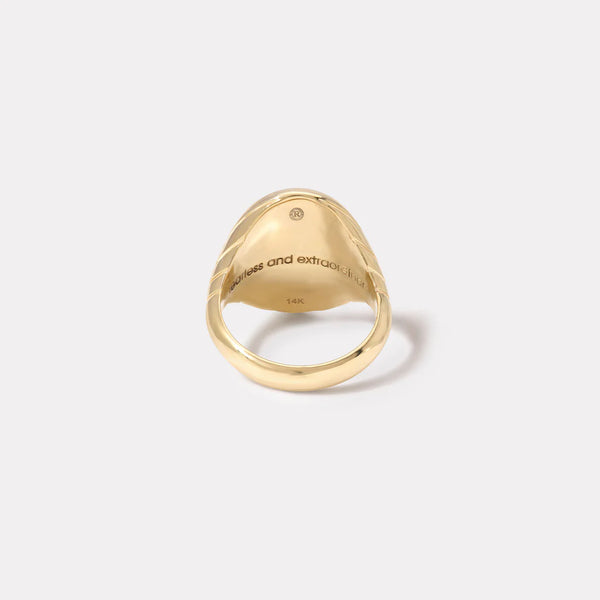 Jacquie Aiche Men's Gold Onyx Signet Ring