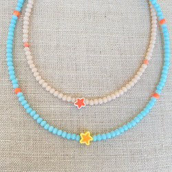 BEADED STAR NECKLACE