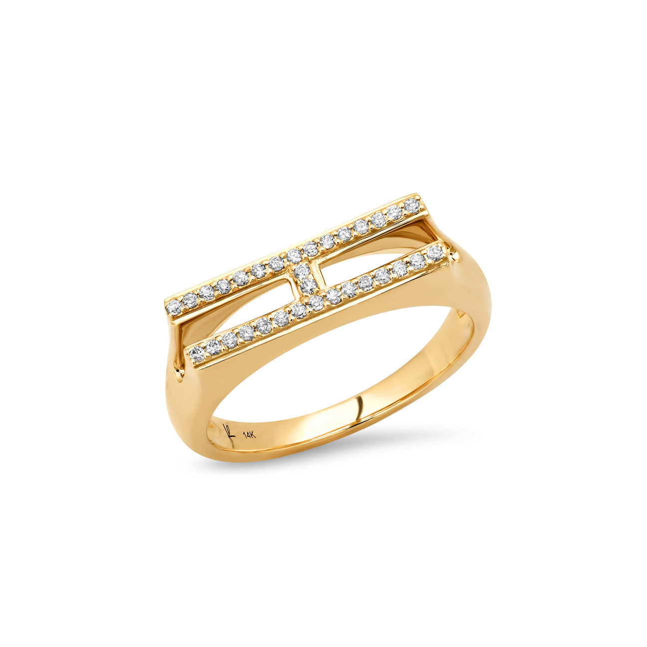 Initial Pave Ring