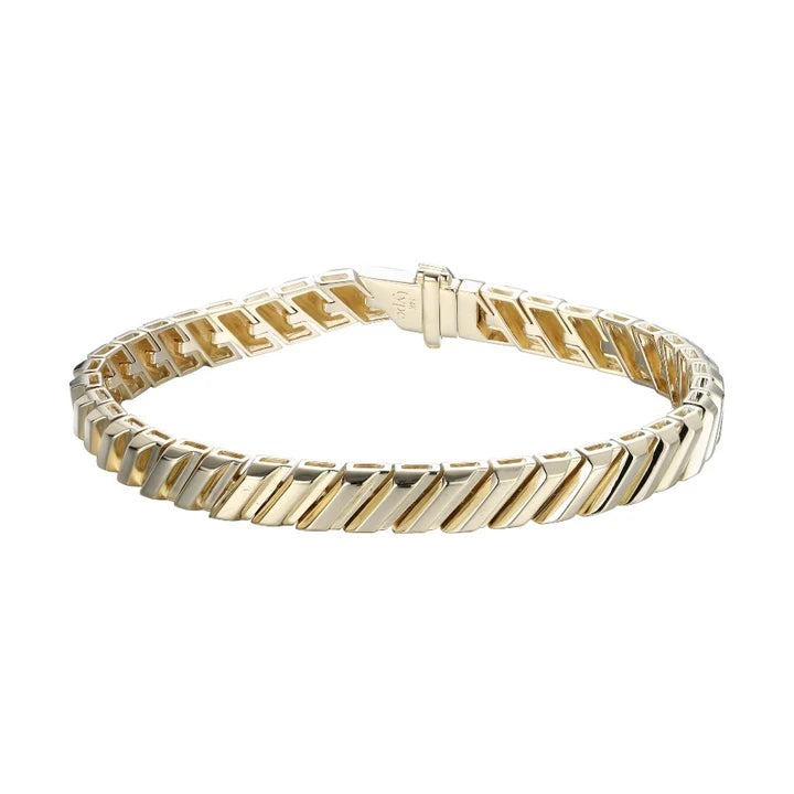 Helix Gold Tennis Bracelet