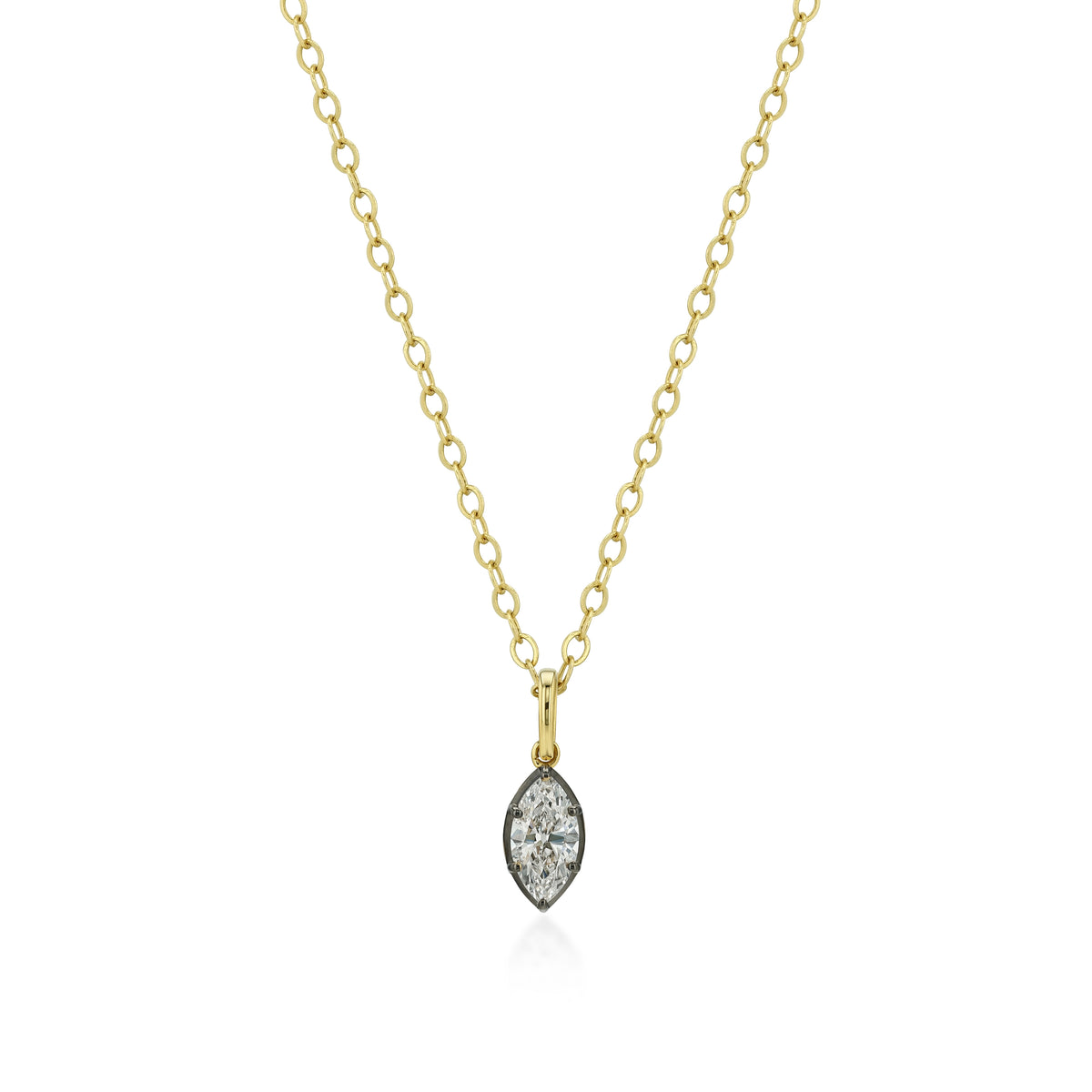 Petite Marquise Diamond Charm
