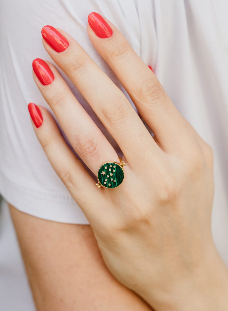 3 in 1 Libra Zodiac Ring