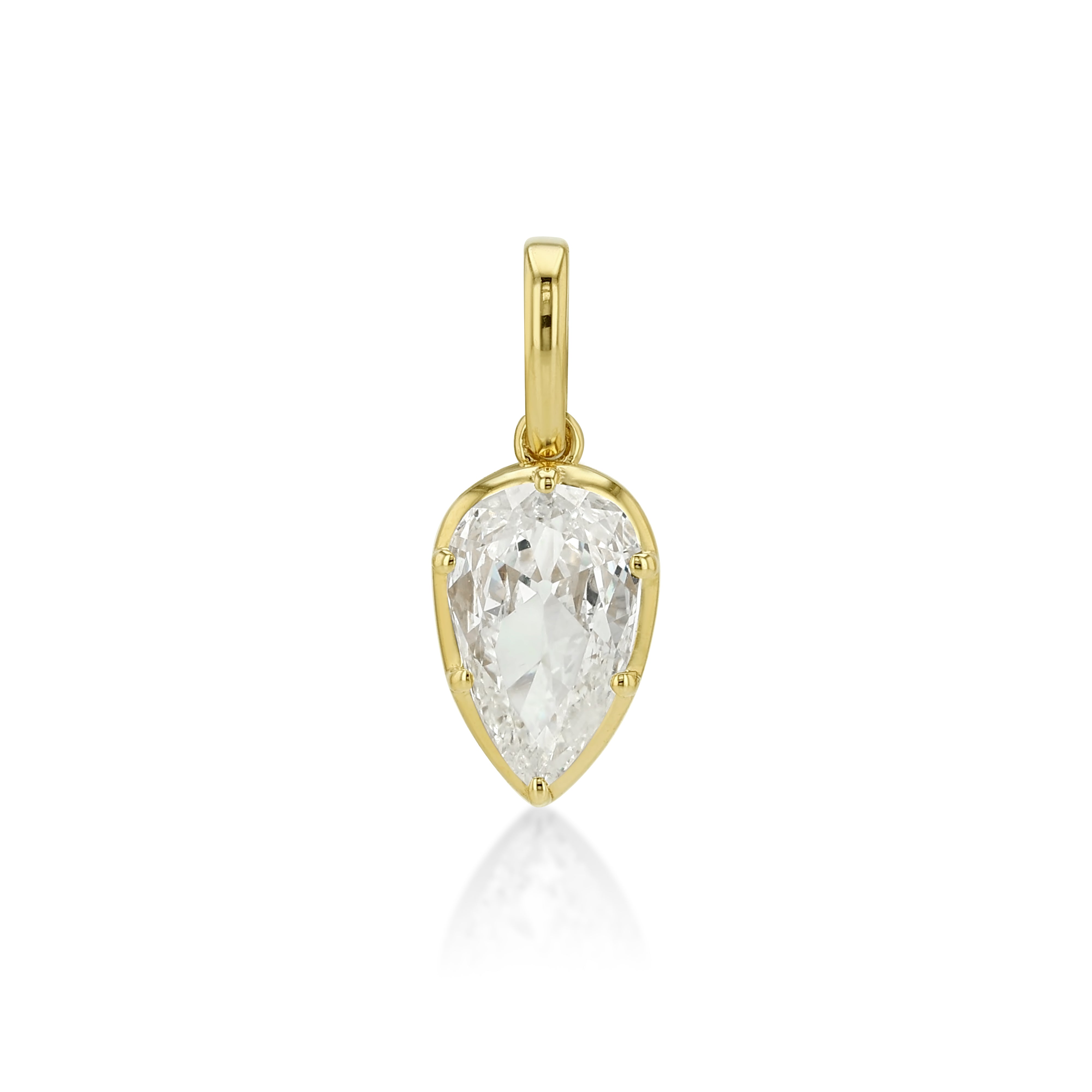 Pear Diamond Pendant