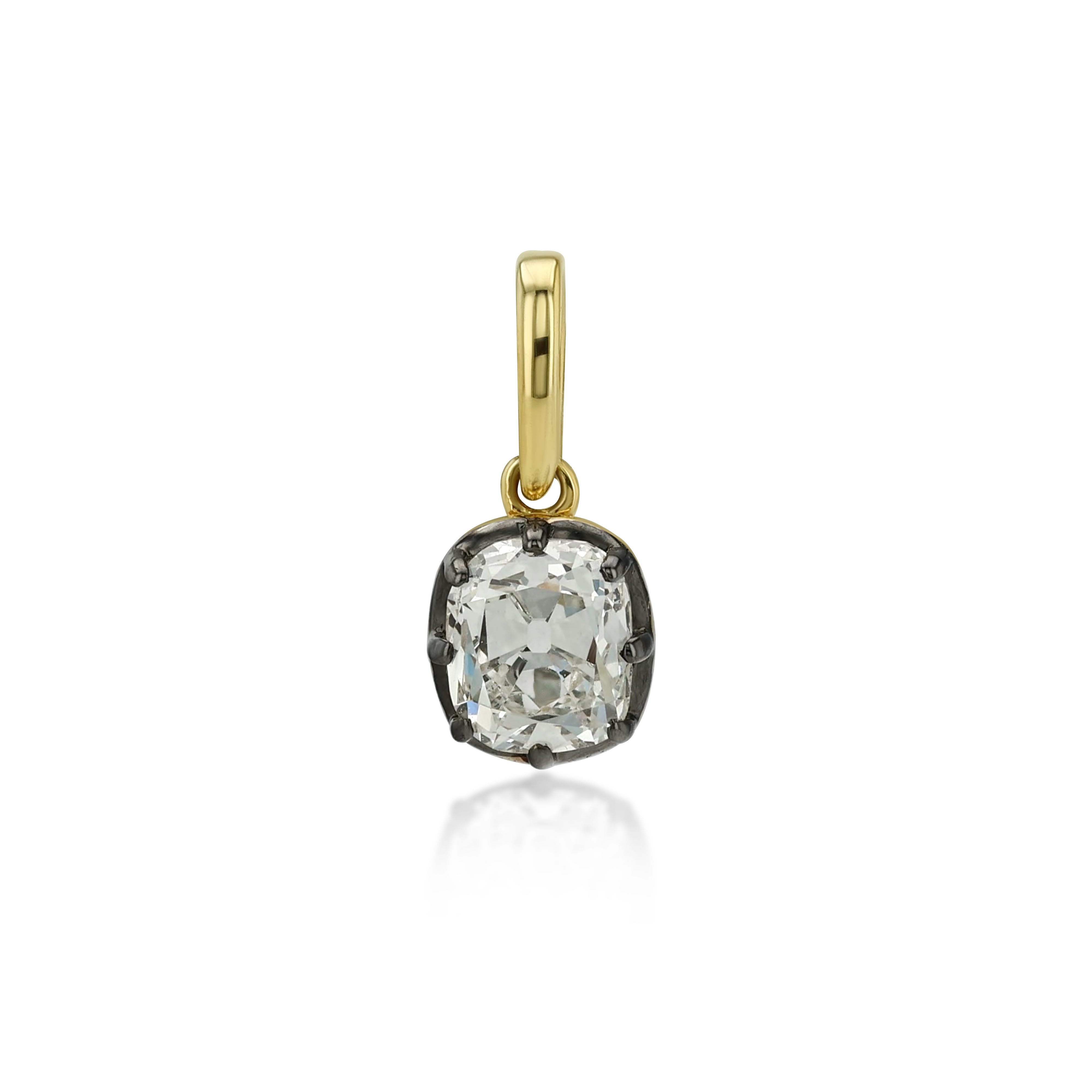 Petite Cushion Diamond Charm