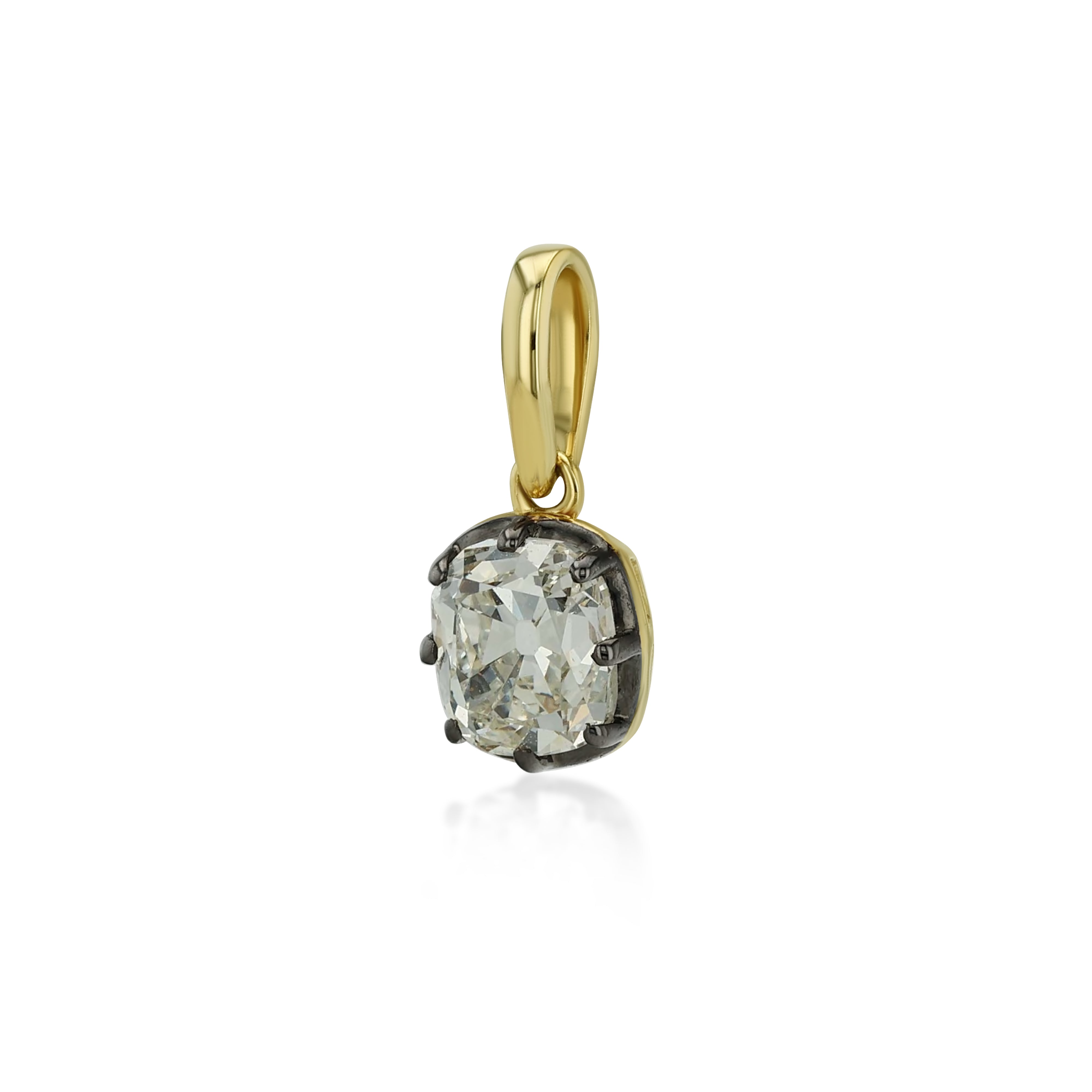 Petite Cushion Diamond Charm