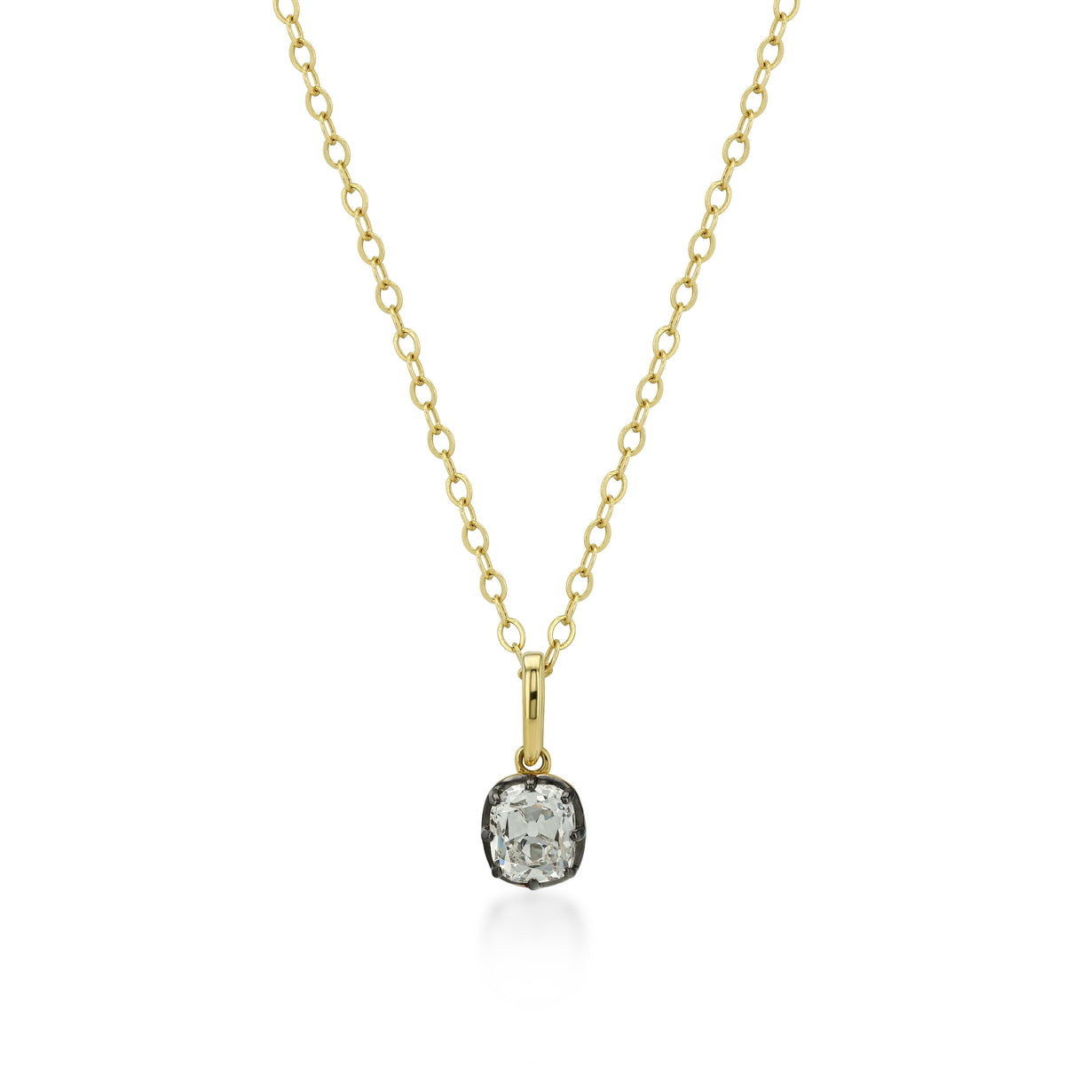 Petite Cushion Diamond Charm