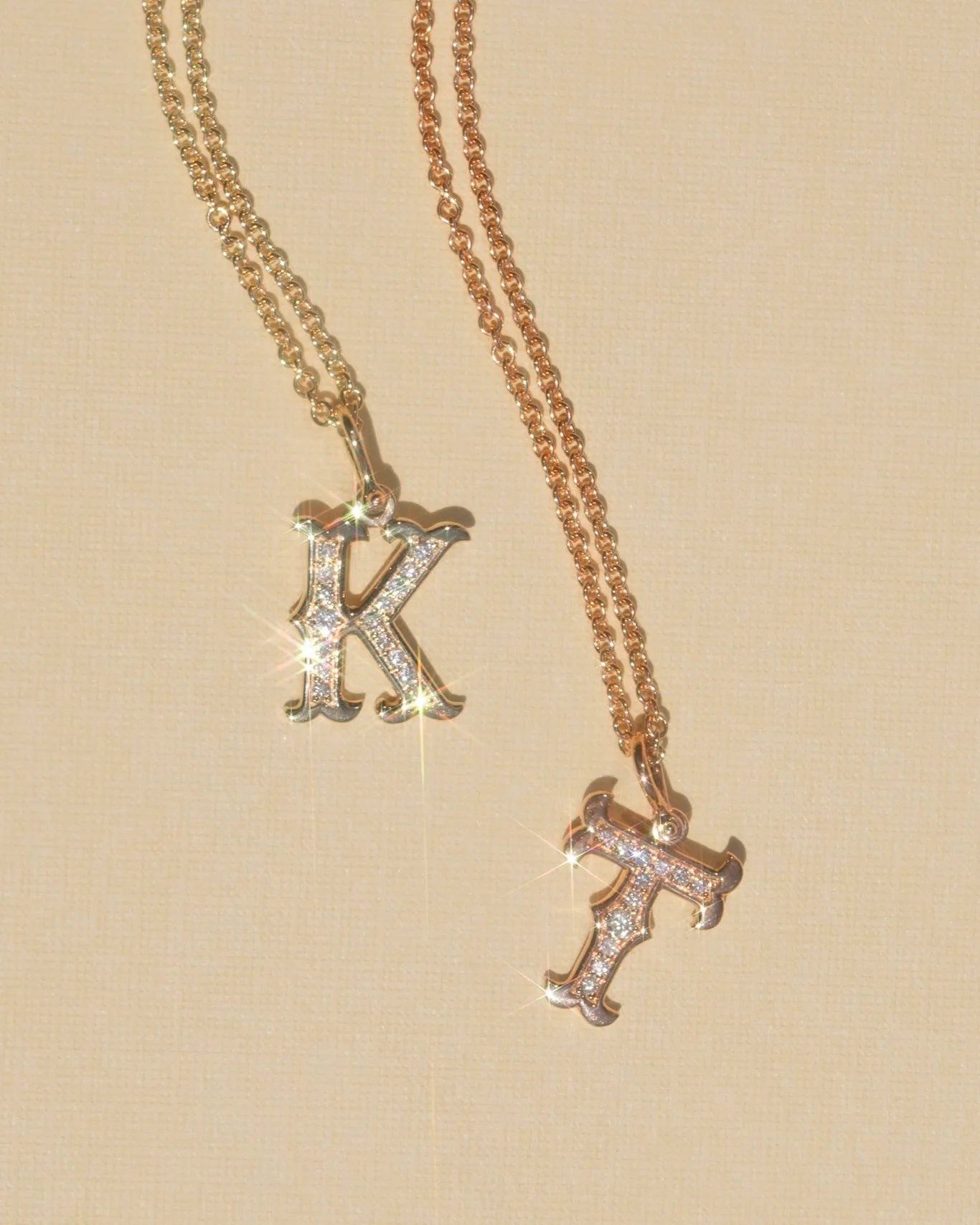 Western Initial Pendant Necklace