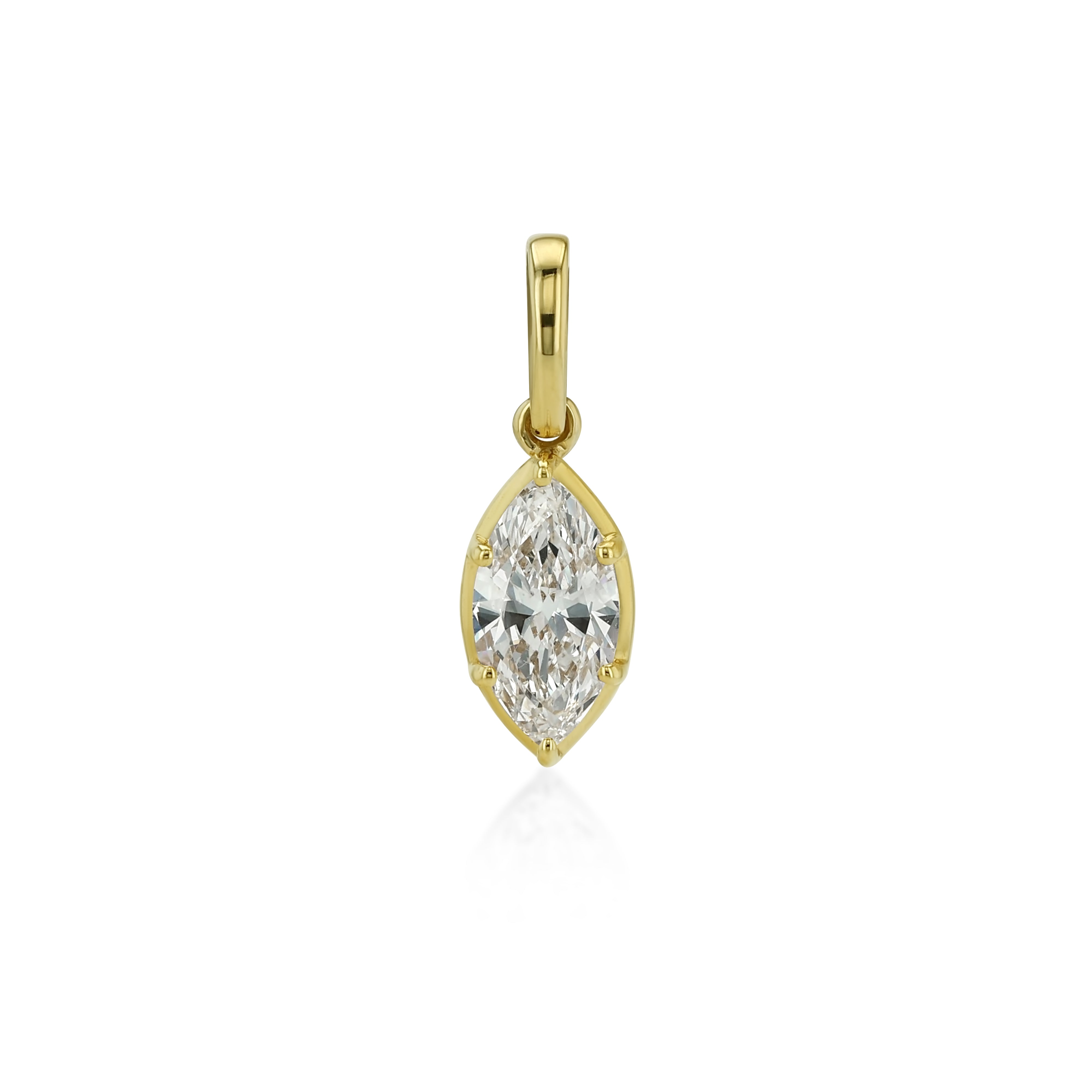 Petite Marquise Diamond Charm