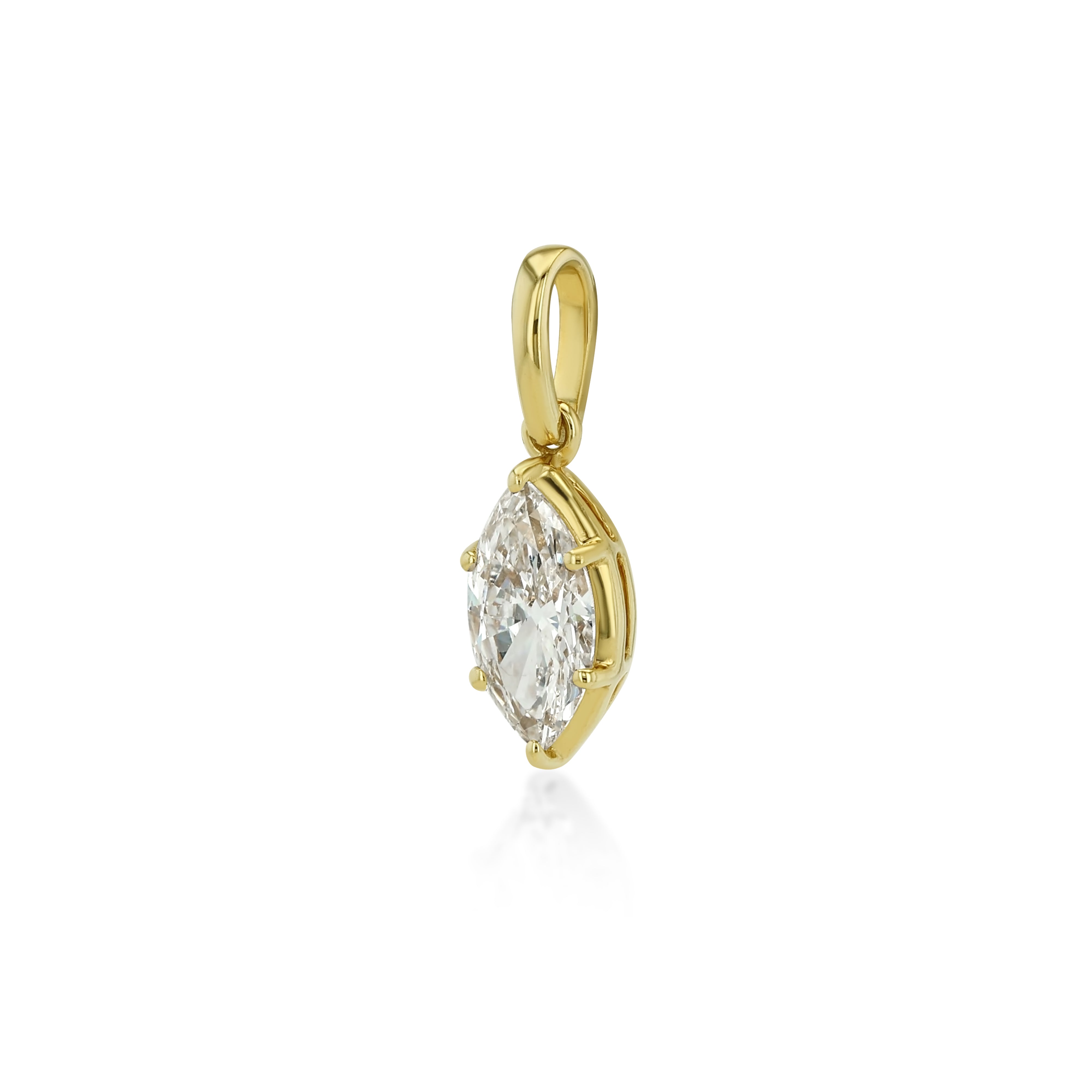 Petite Marquise Diamond Charm