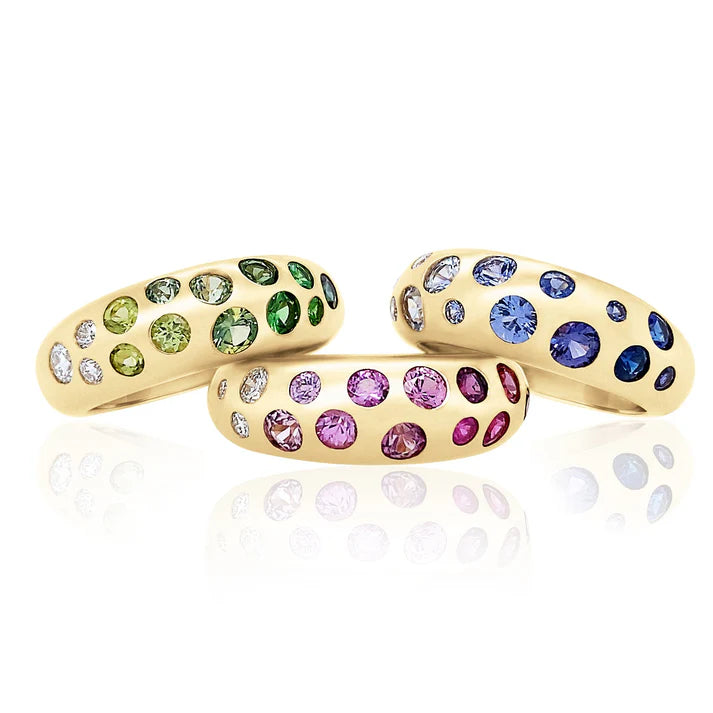 BLUE OMBRE CLASSIC NOMAD RING