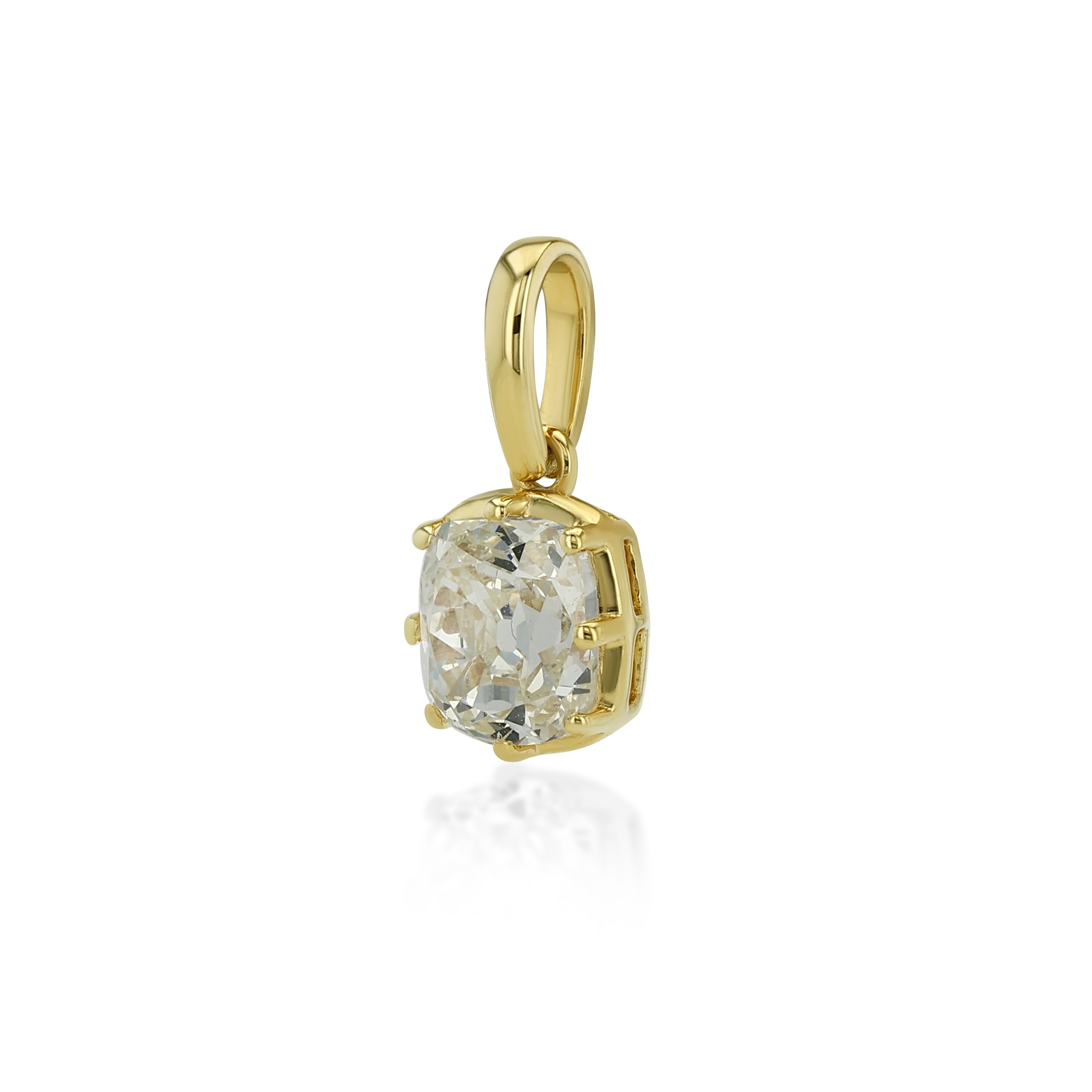 Petite Cushion Diamond Charm