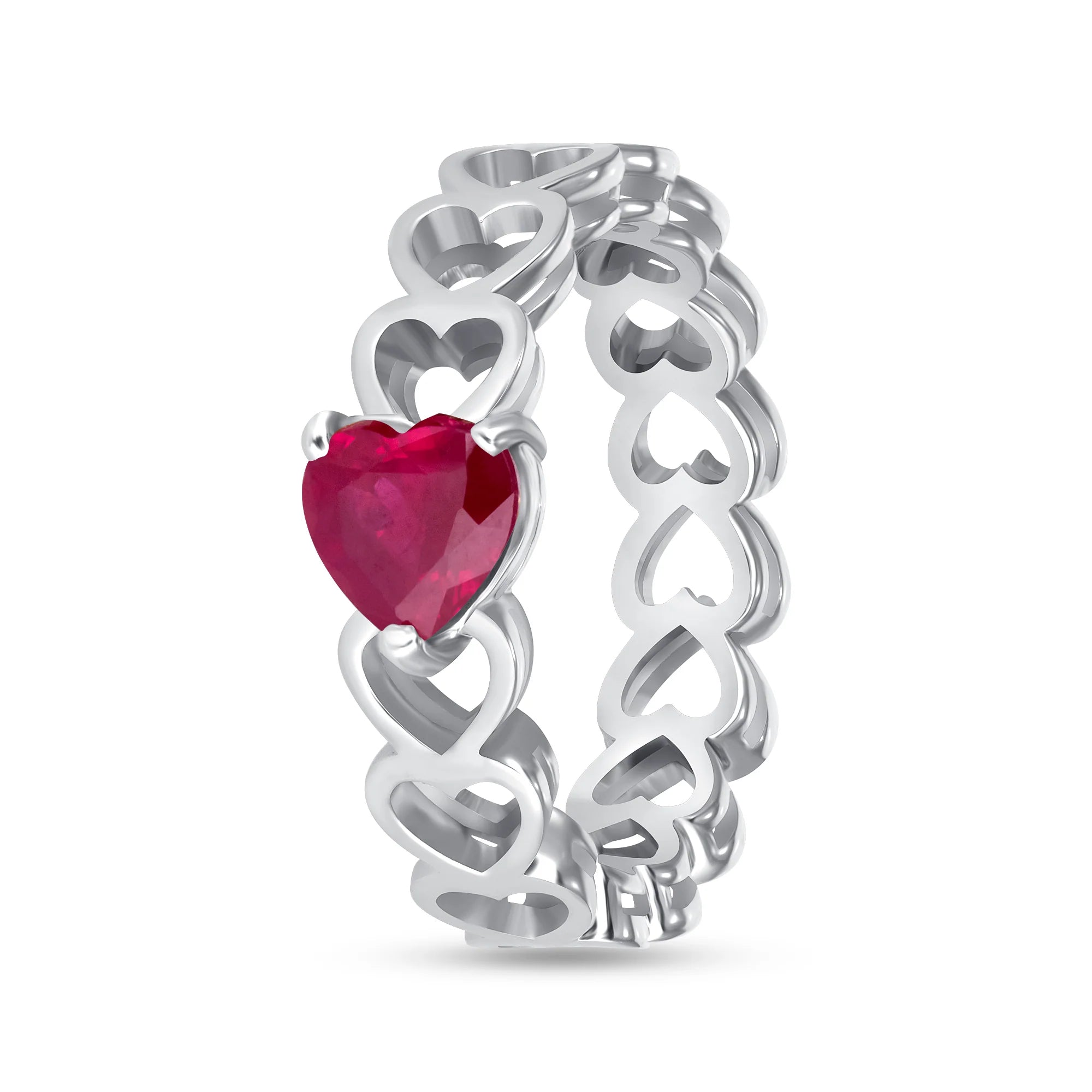 RUBY SOLITAIRE RING