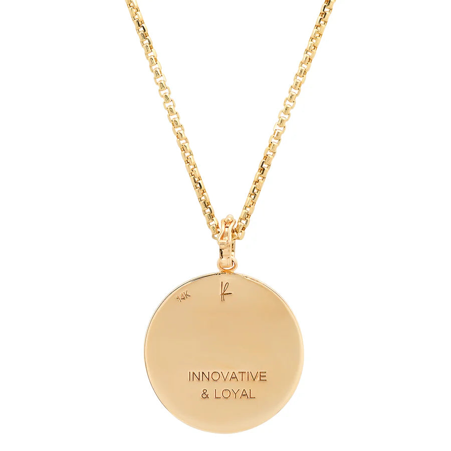 LARGE GEMSTONE ZODIAC CHARM