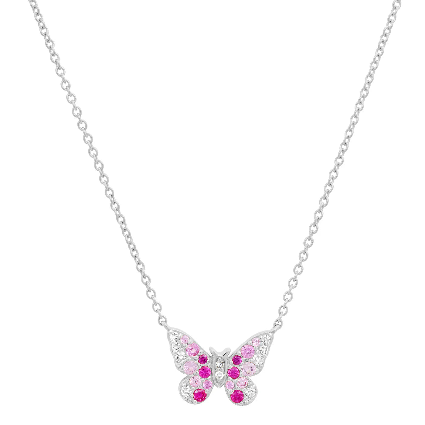 Mini Ombré Butterfly Necklace