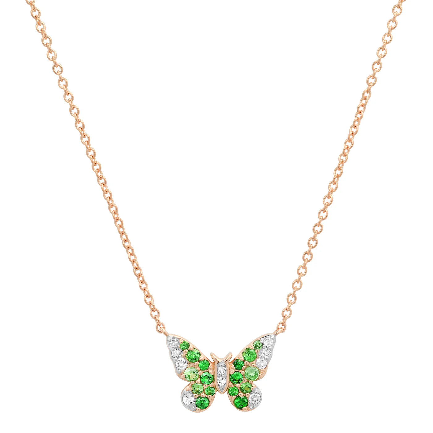 Mini Ombré Butterfly Necklace