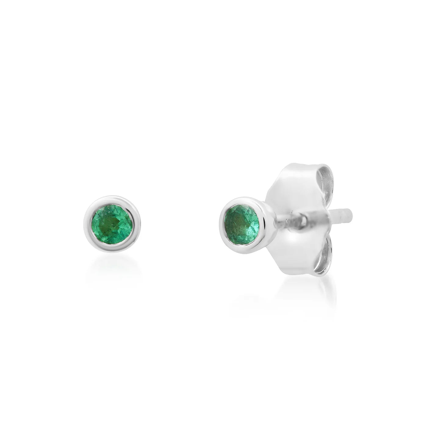 Bezel Set Studs