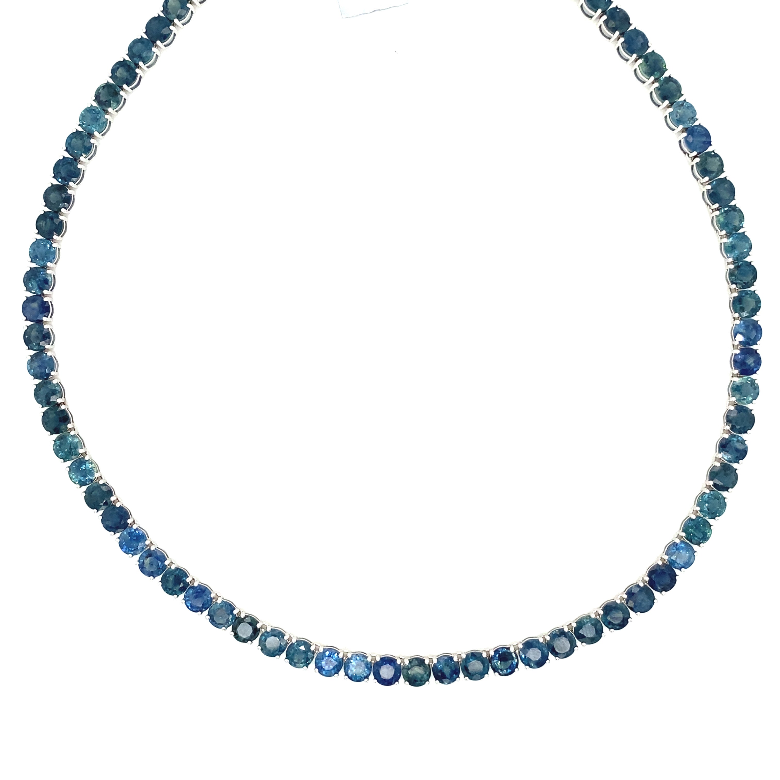 SKYLIGHT BLUE SAPPHIRE NECKLACE