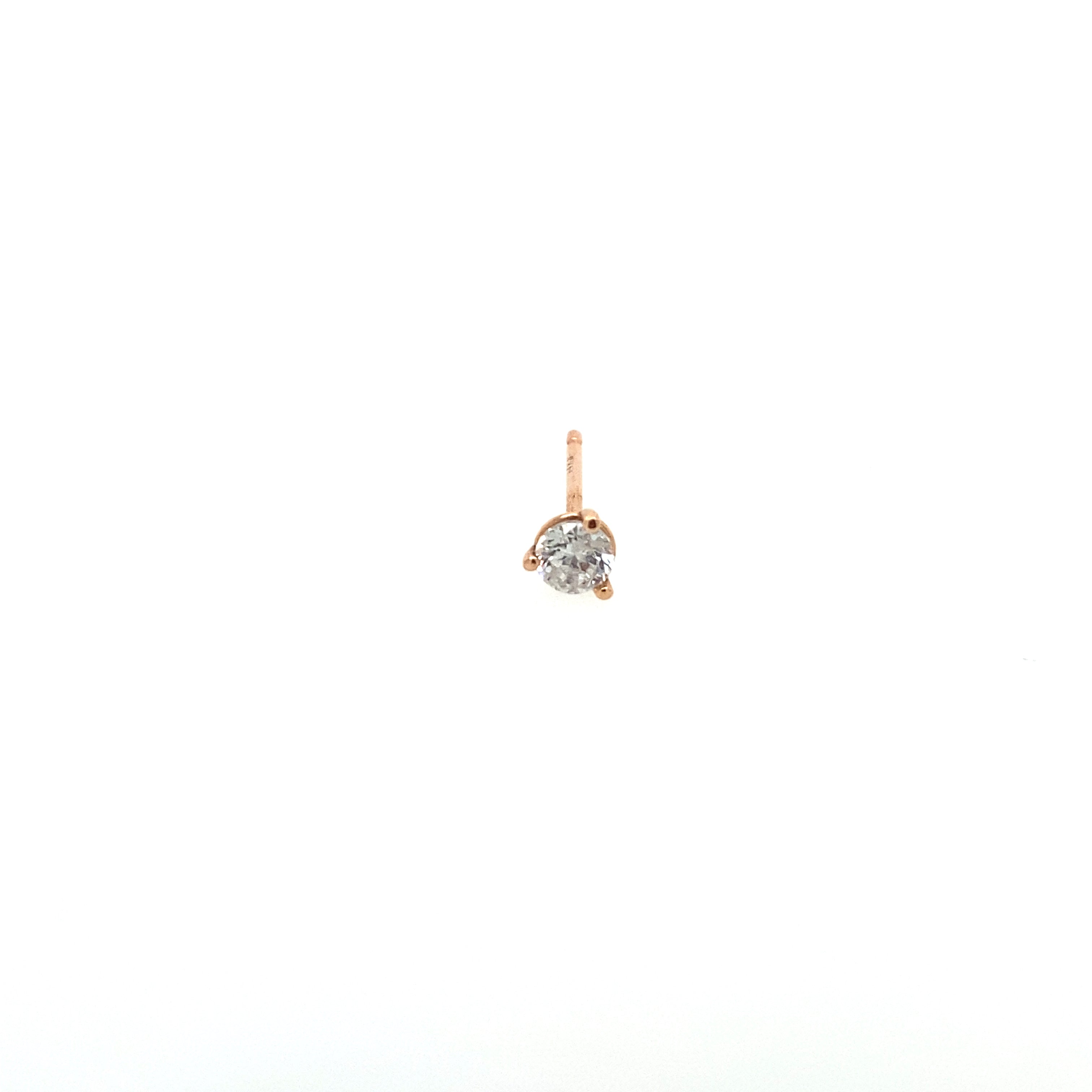 Floating Diamond Stud 0.10CT