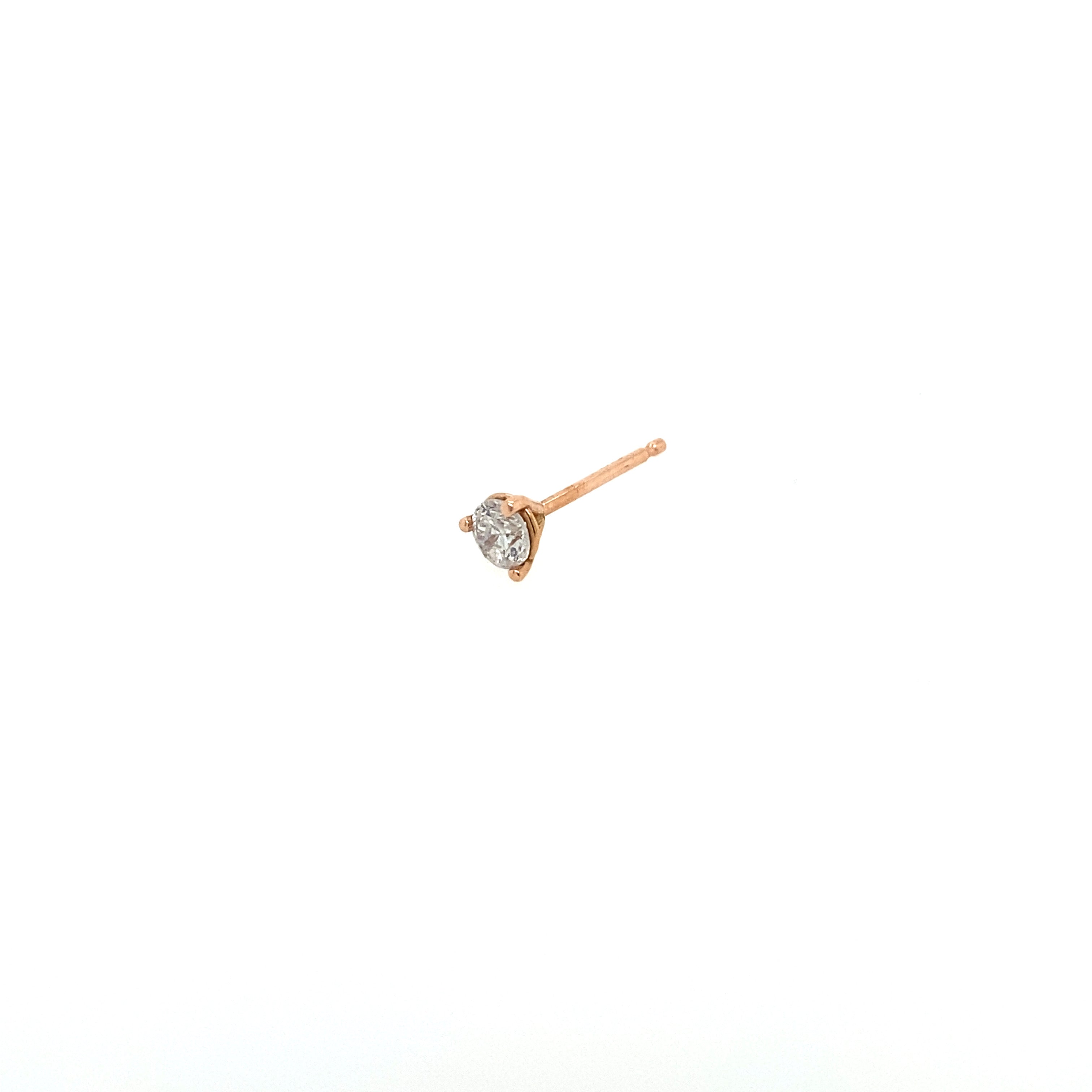 Floating Diamond Stud 0.10CT