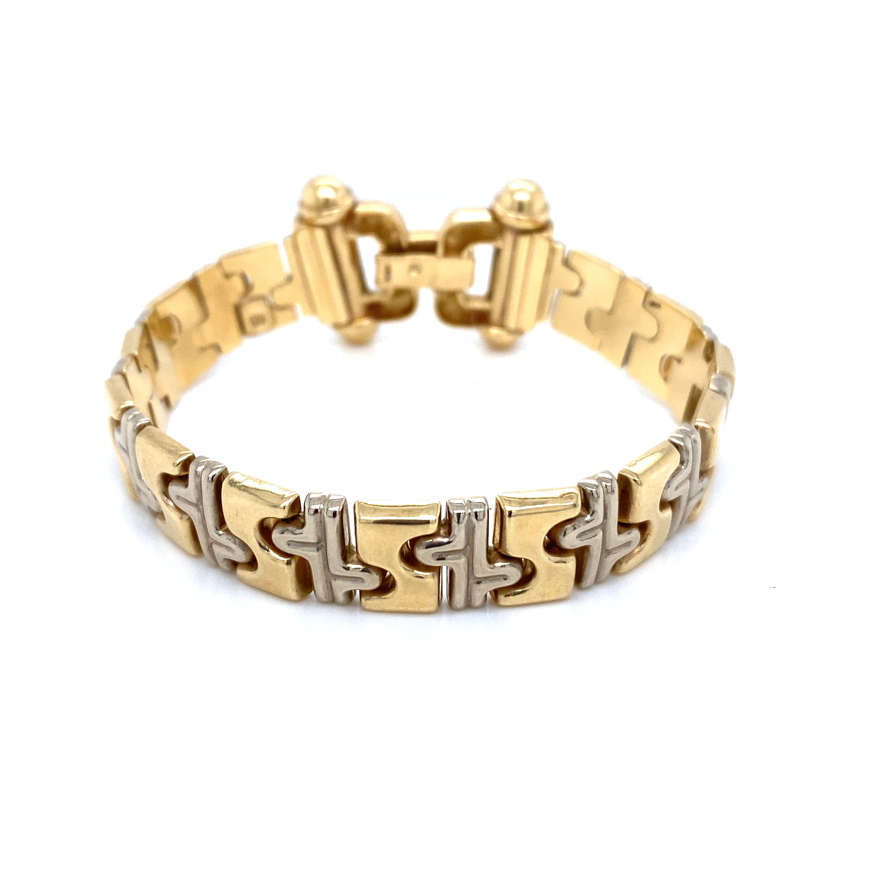 VINTAGE GOLD 2 TONE BRACELET