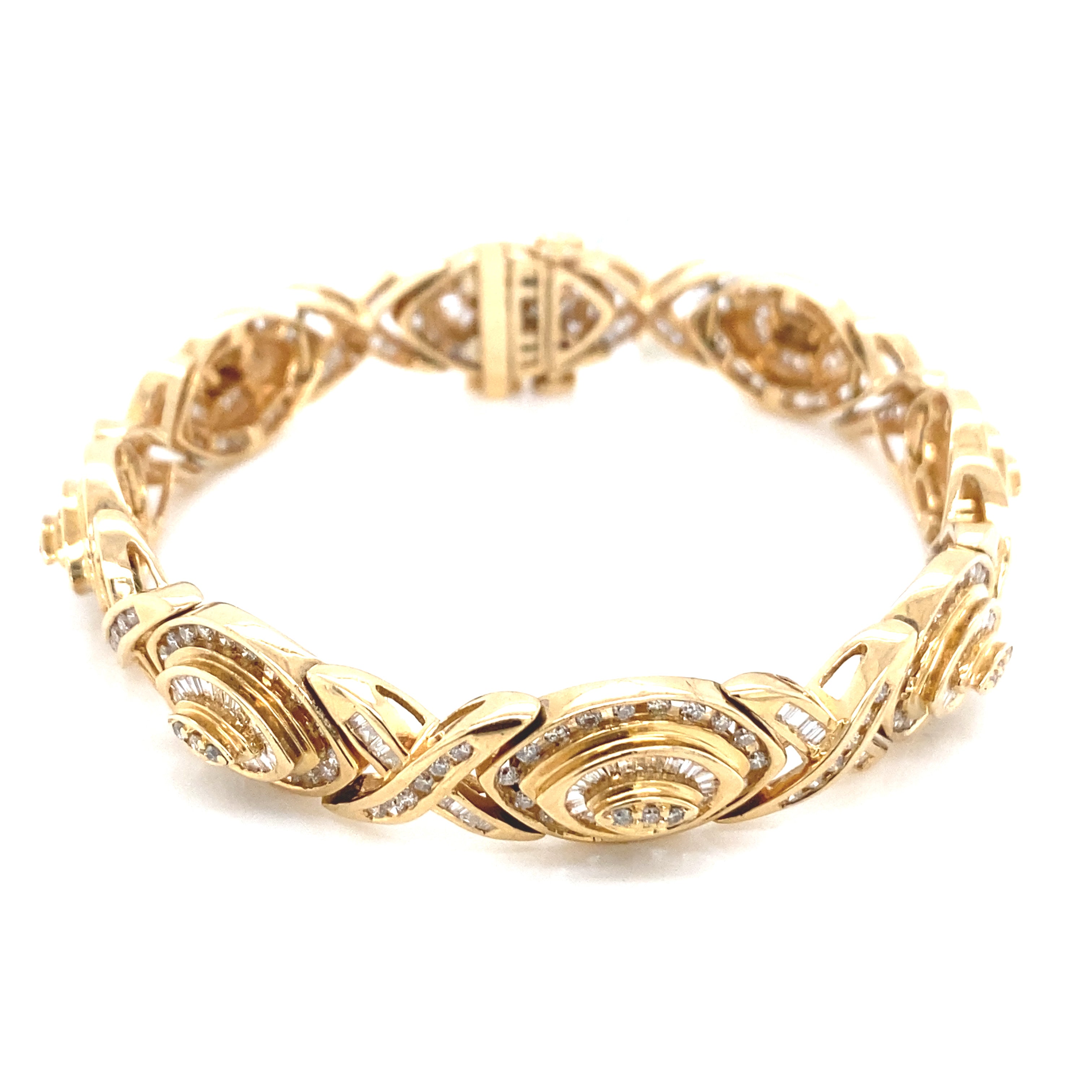 Vintage Diamond 1970s Bracelet