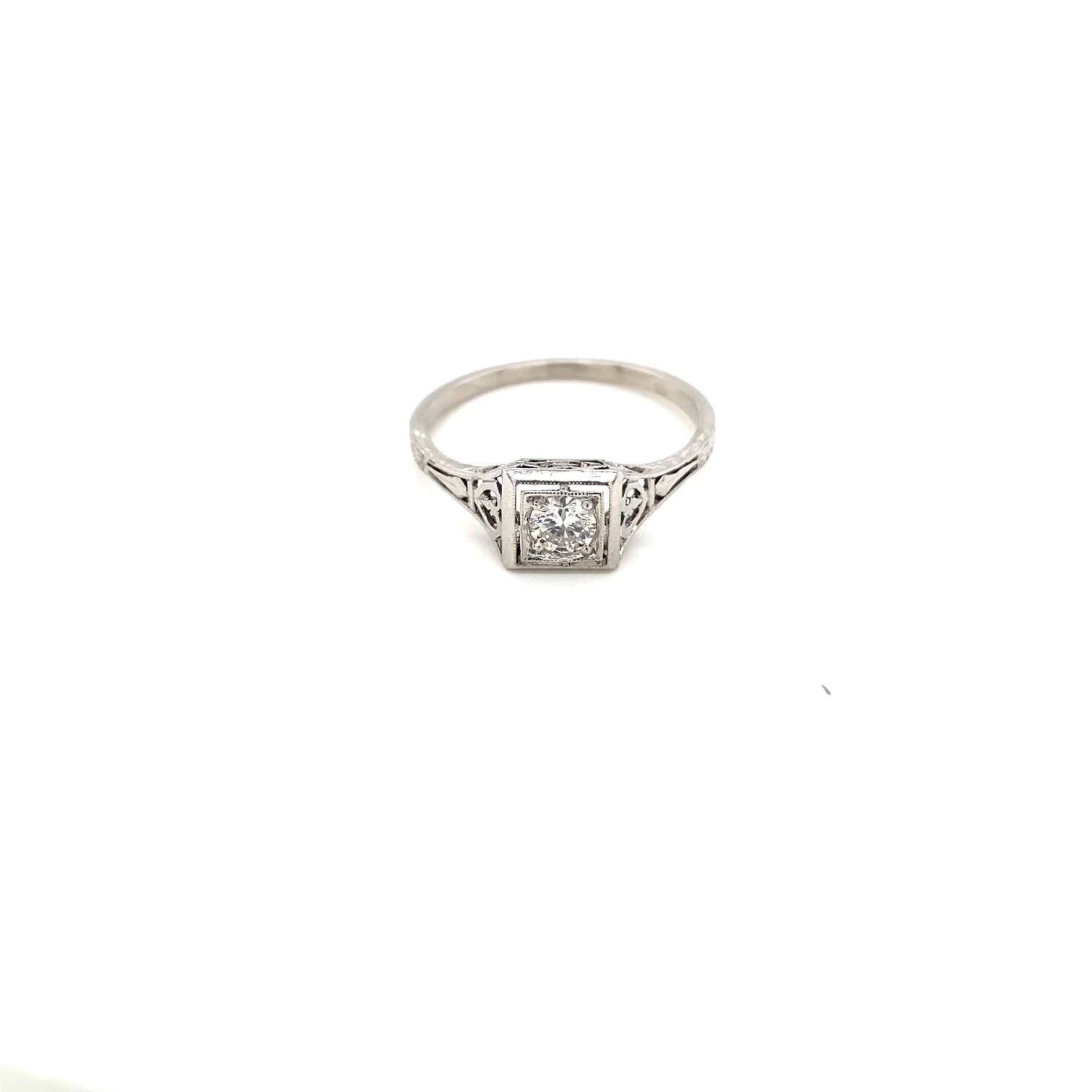 Vintage Diamond Art Deco Ring