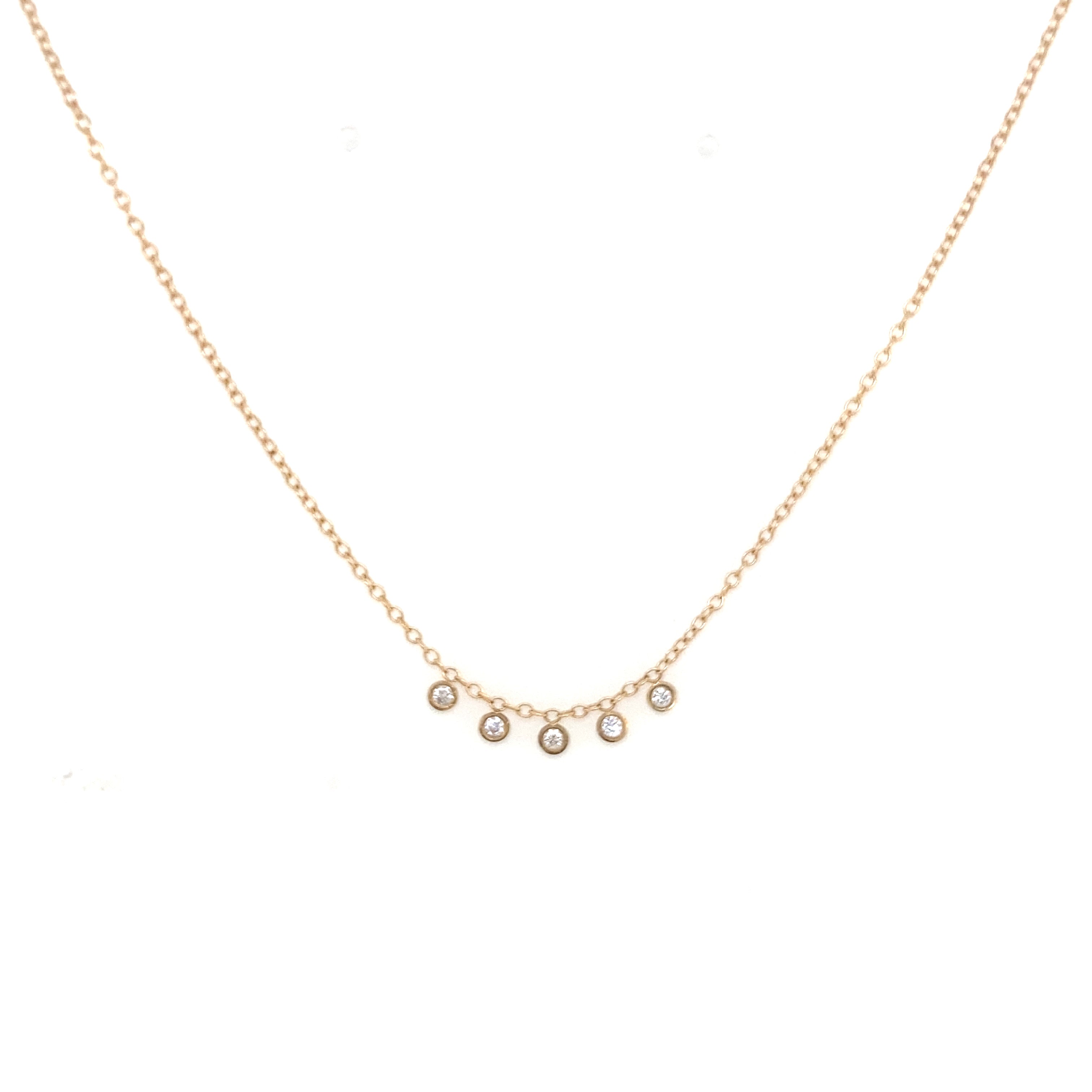 Mini Diamond Dash Necklace