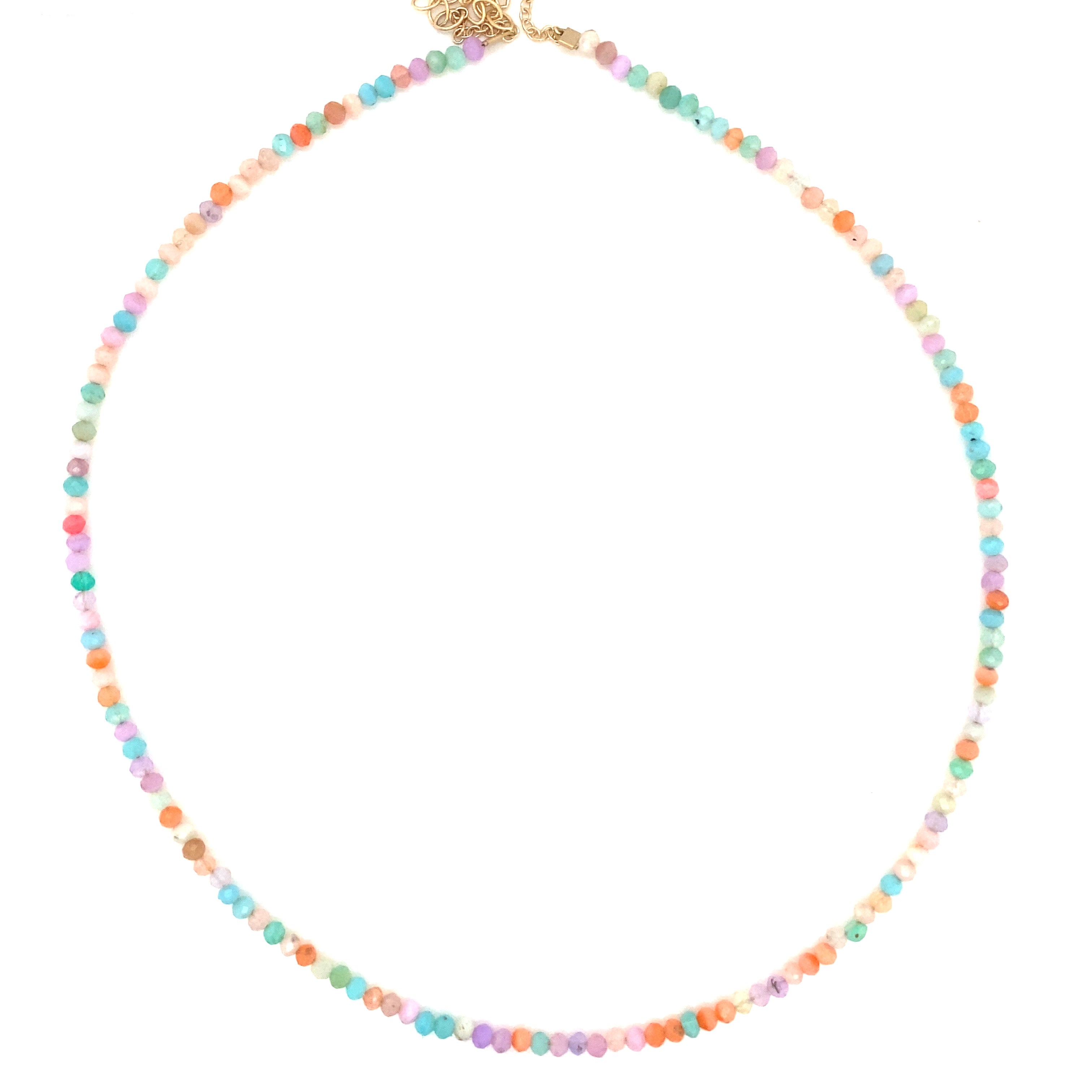 Pastel Multi Bead Necklace