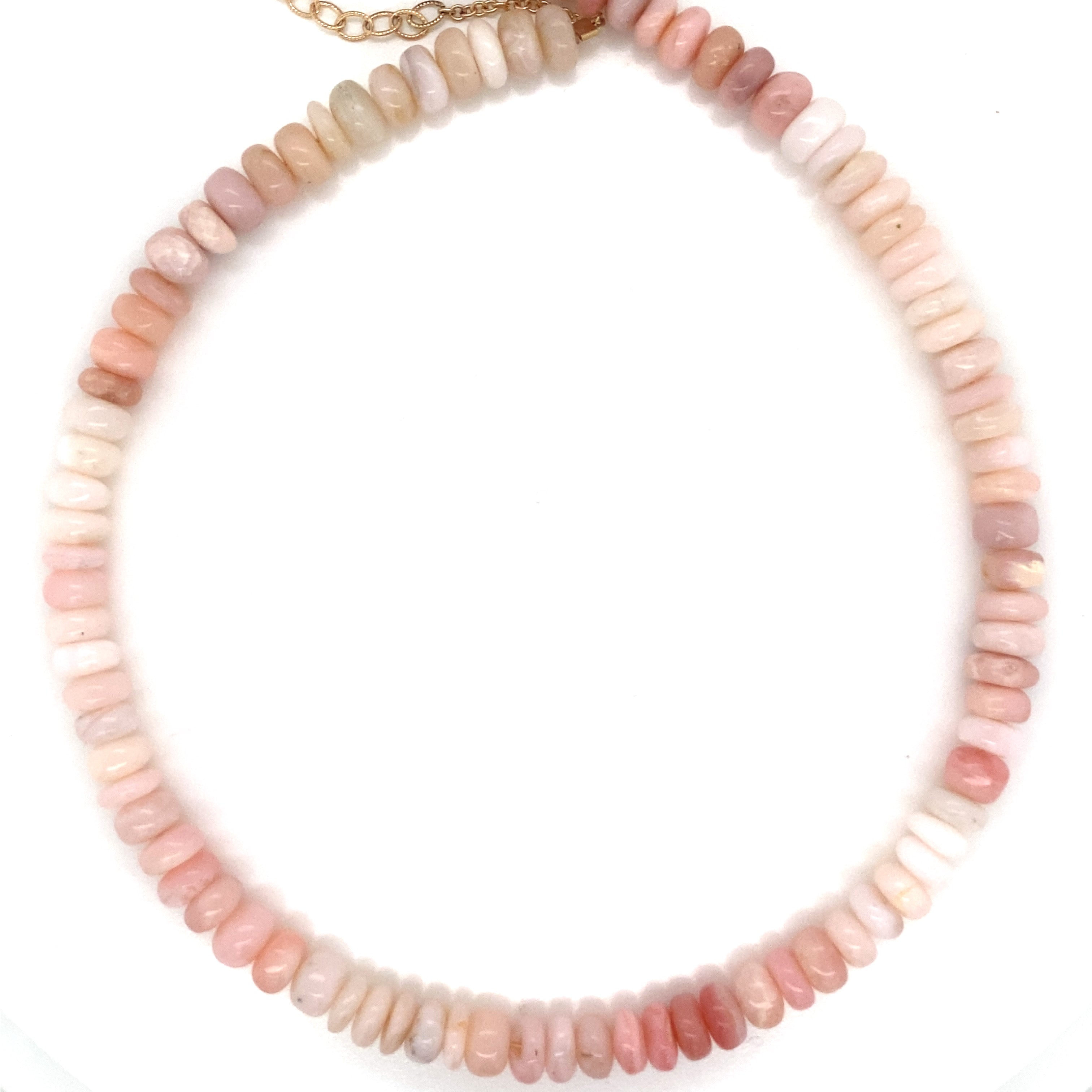 Pink Opal Beaded Necklace