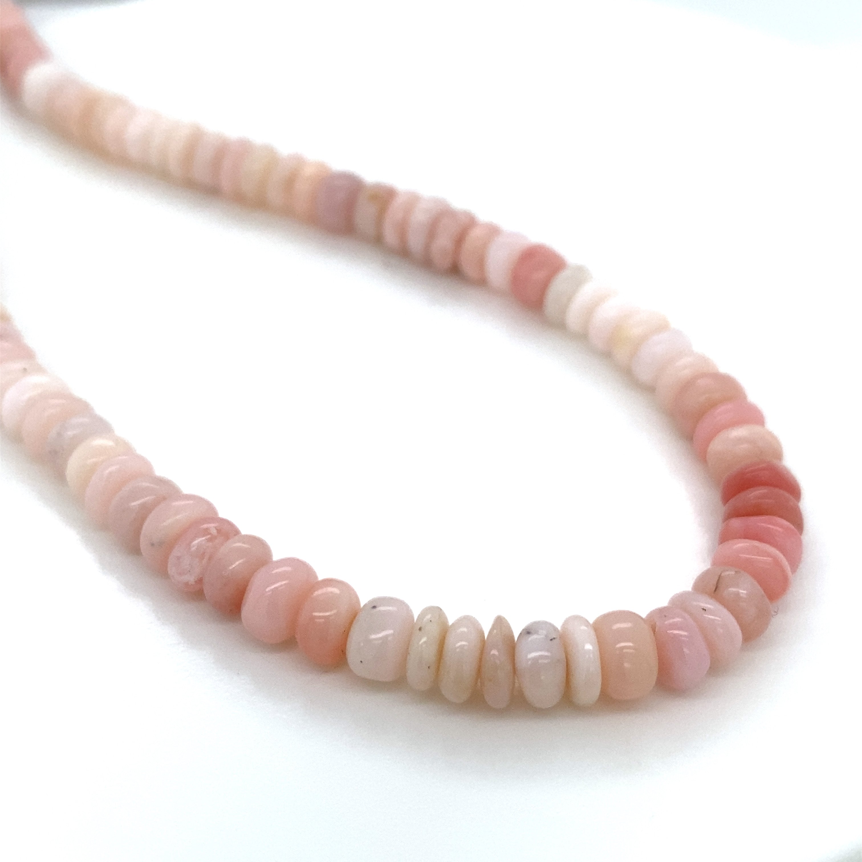 Pink Opal Beaded Necklace