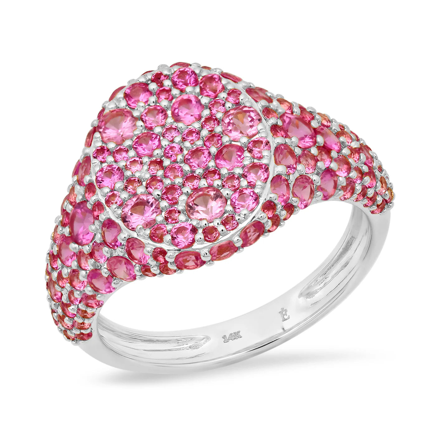 Encrusted Signet Ring