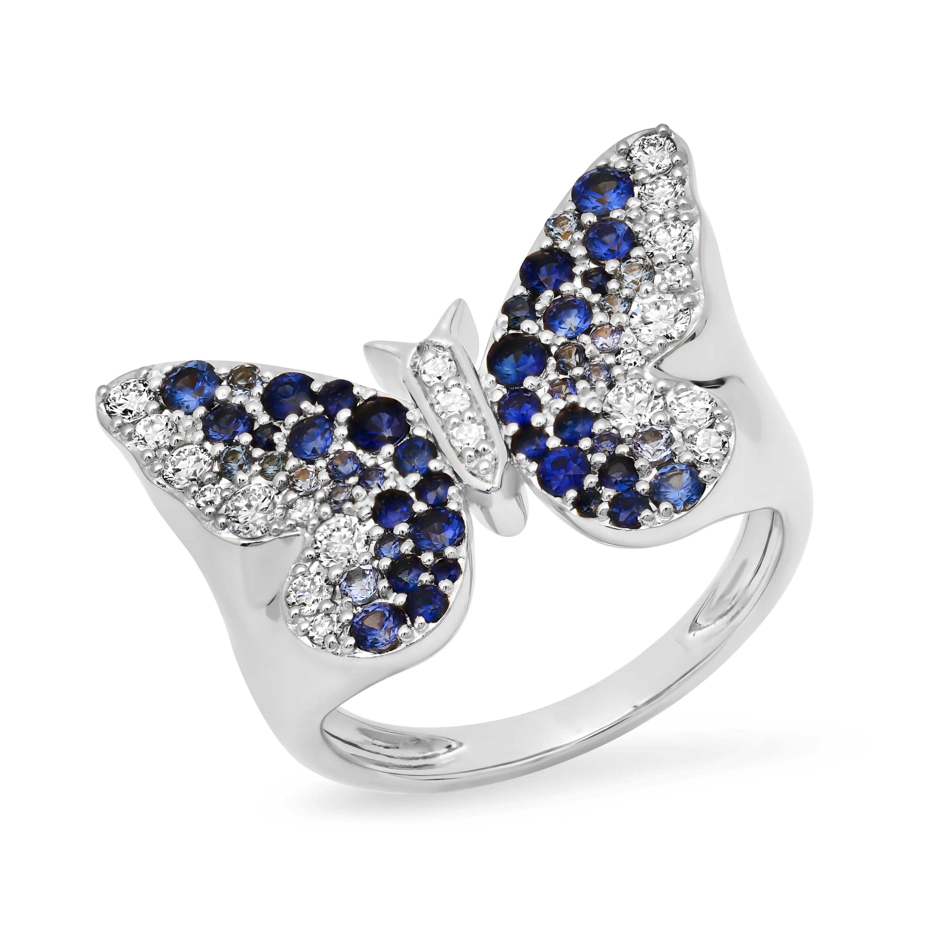 Ombre Butterfly Signet Ring