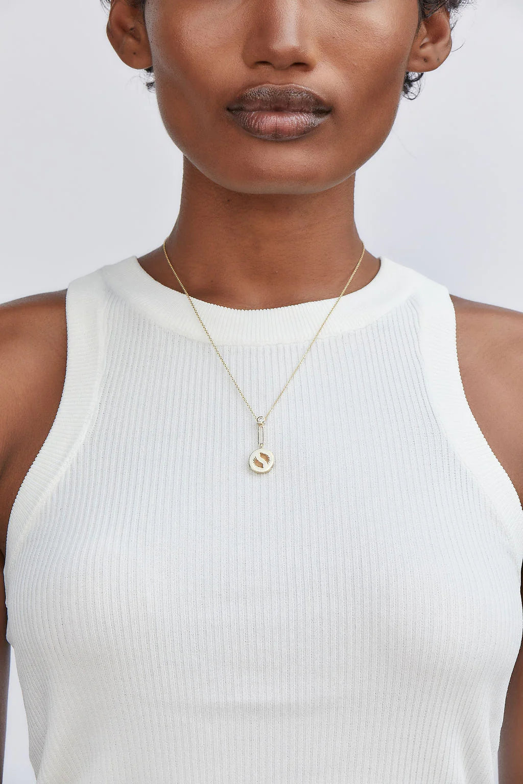 MINI ALCHEMY PENDANT ON 18" DROP LOOP CHAIN