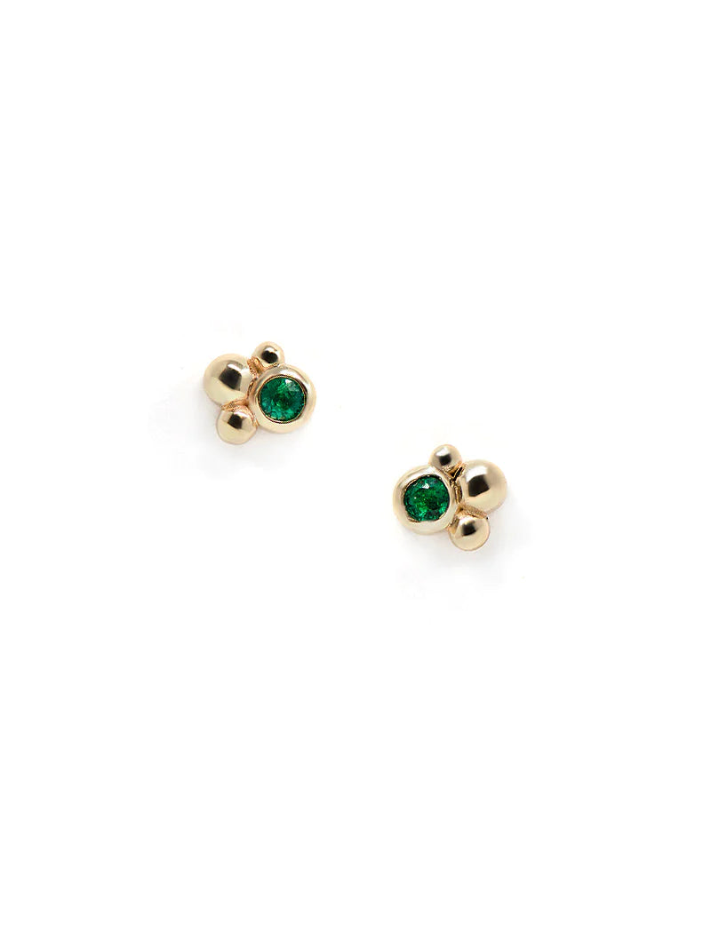 Micro Bubbling Brook Dew Drop Studs