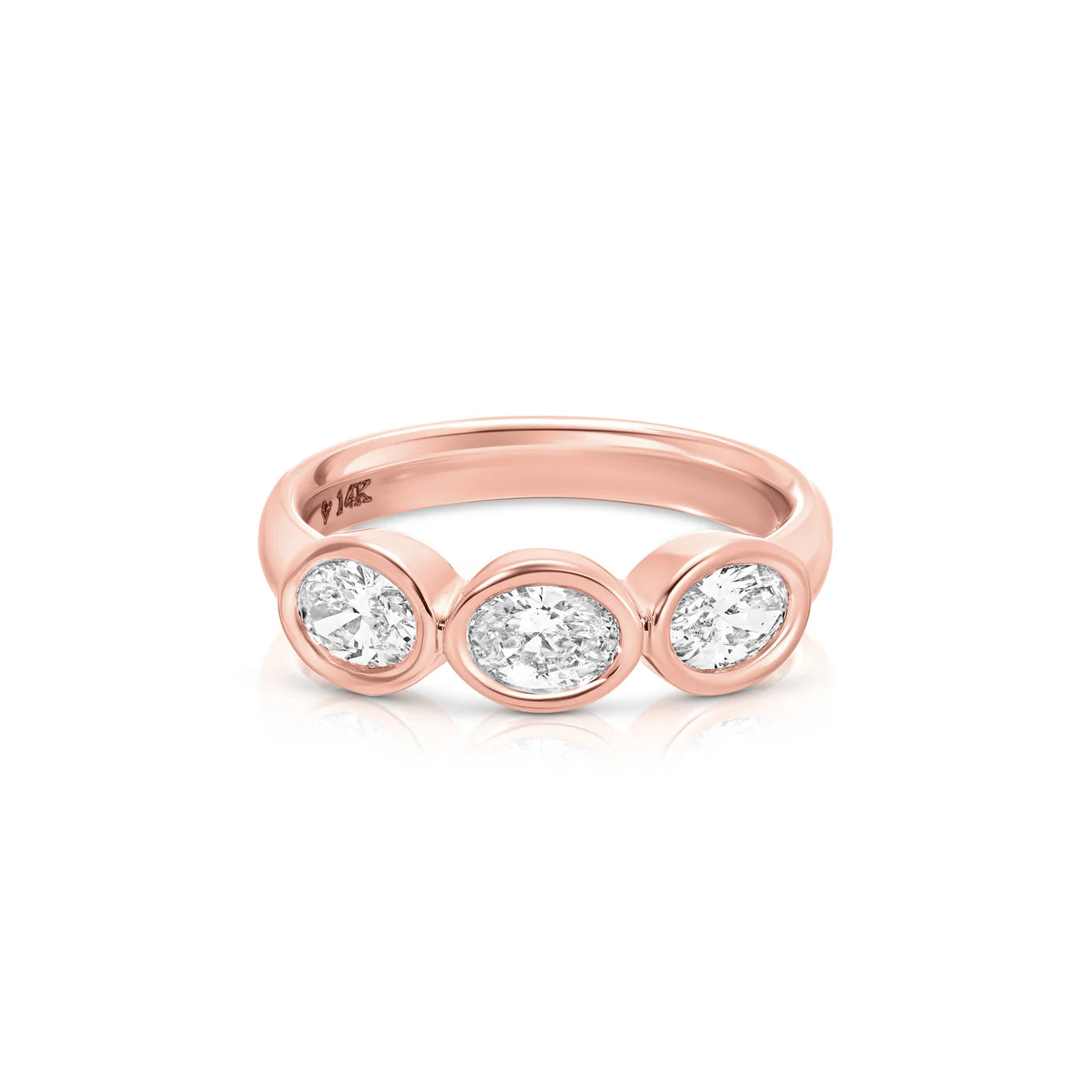 Oval Trio Pinky Ring
