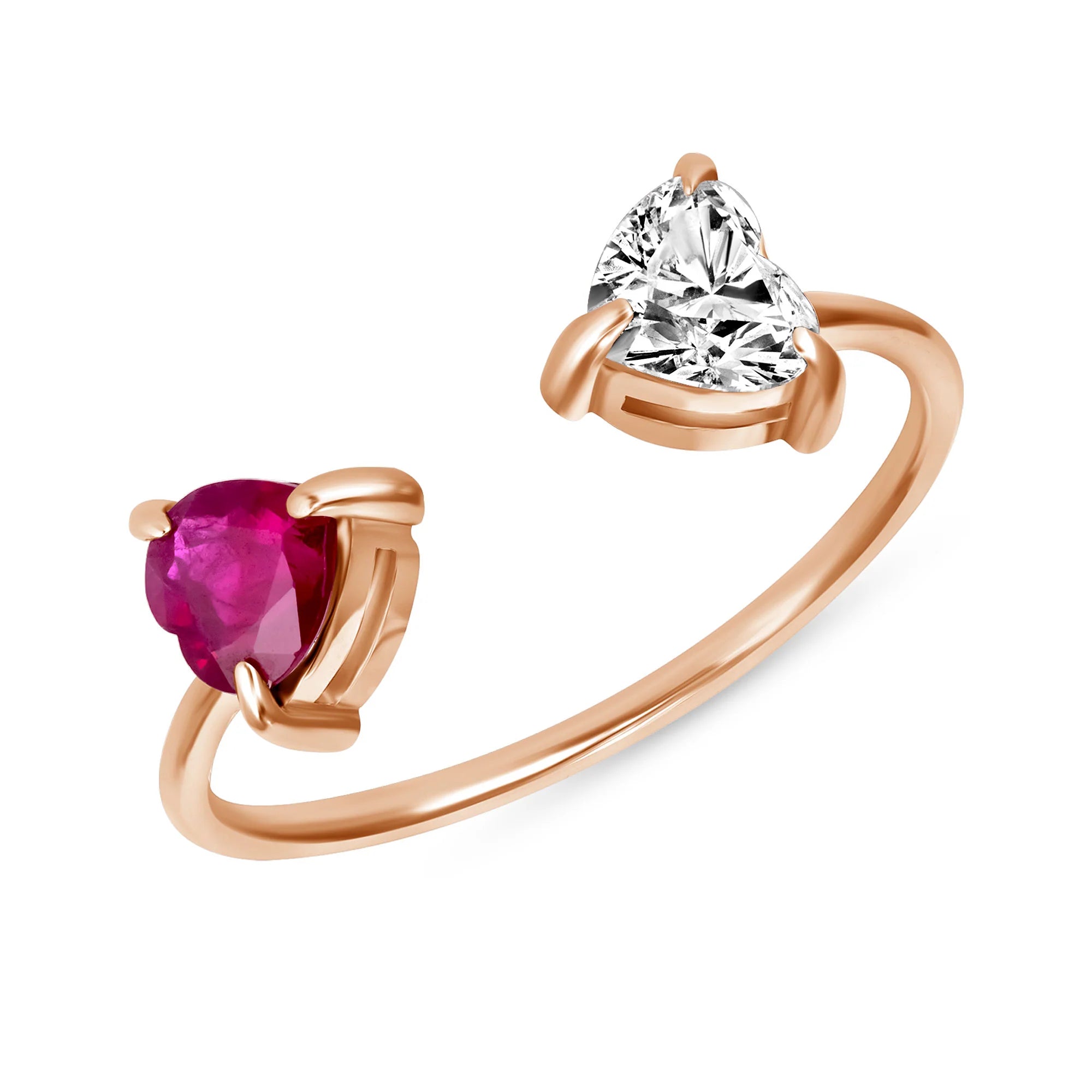 TOI ET MOI HEART RING