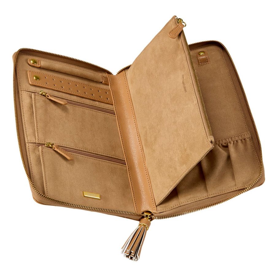 Lauren Large Portfolio in Caramel