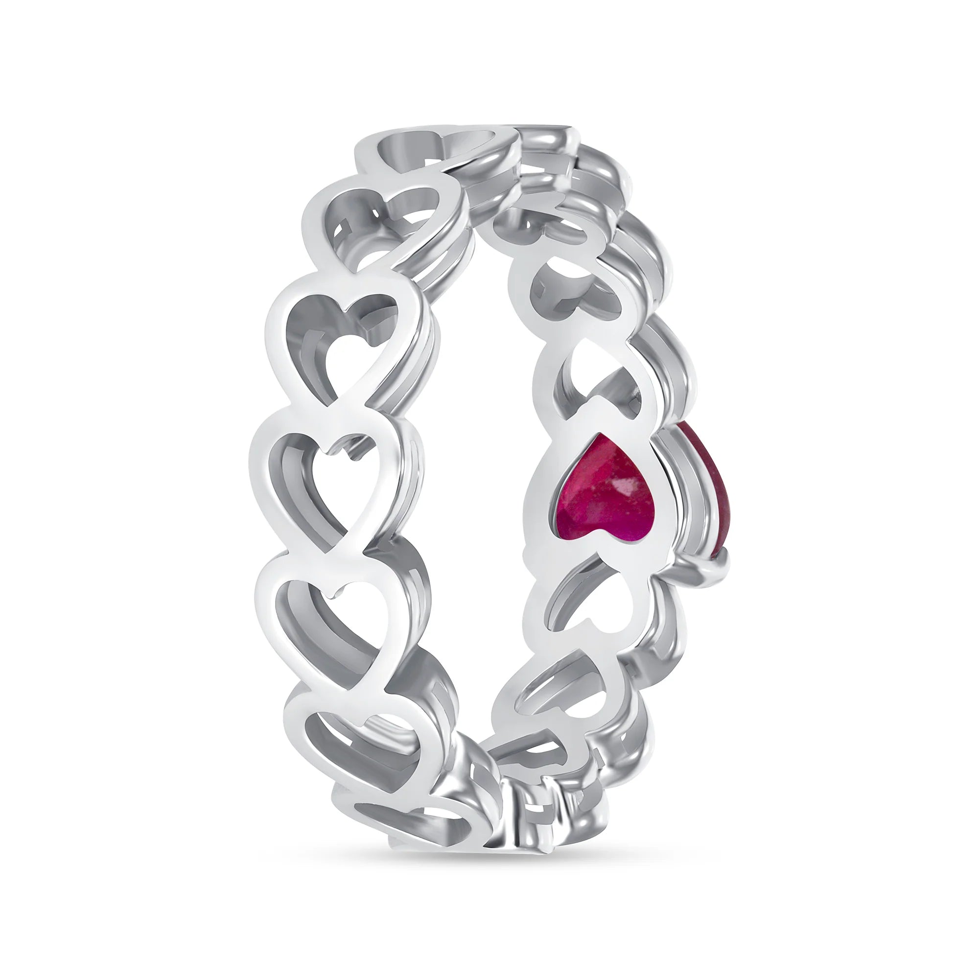 RUBY SOLITAIRE RING