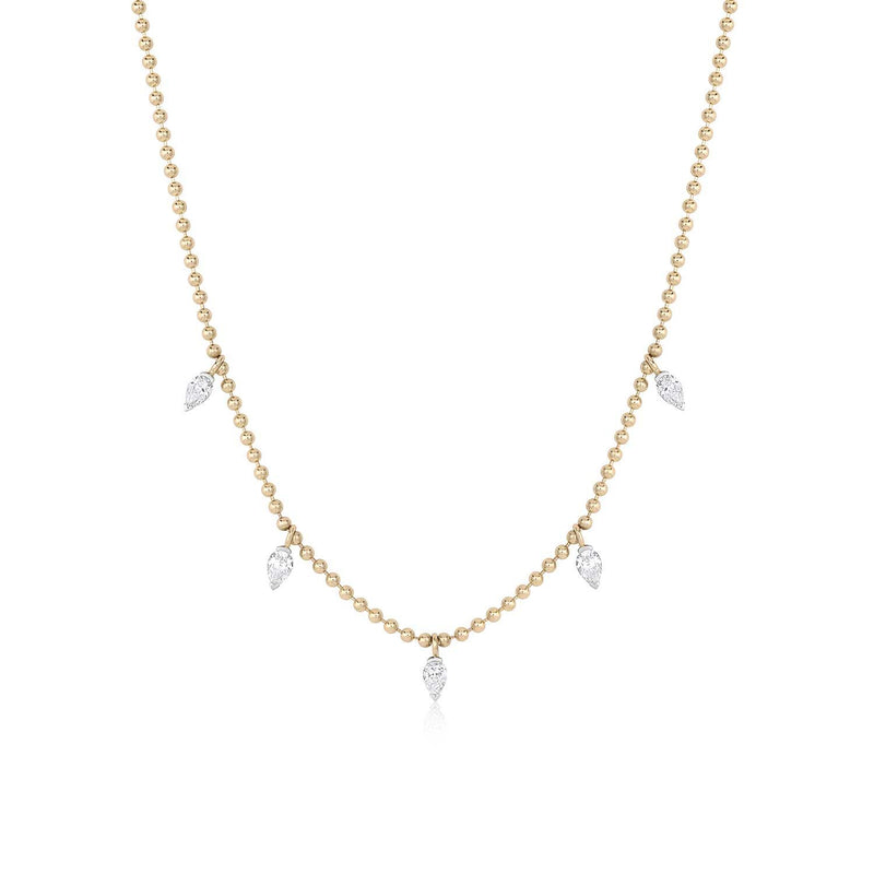ZIA Pear Diamond Necklace