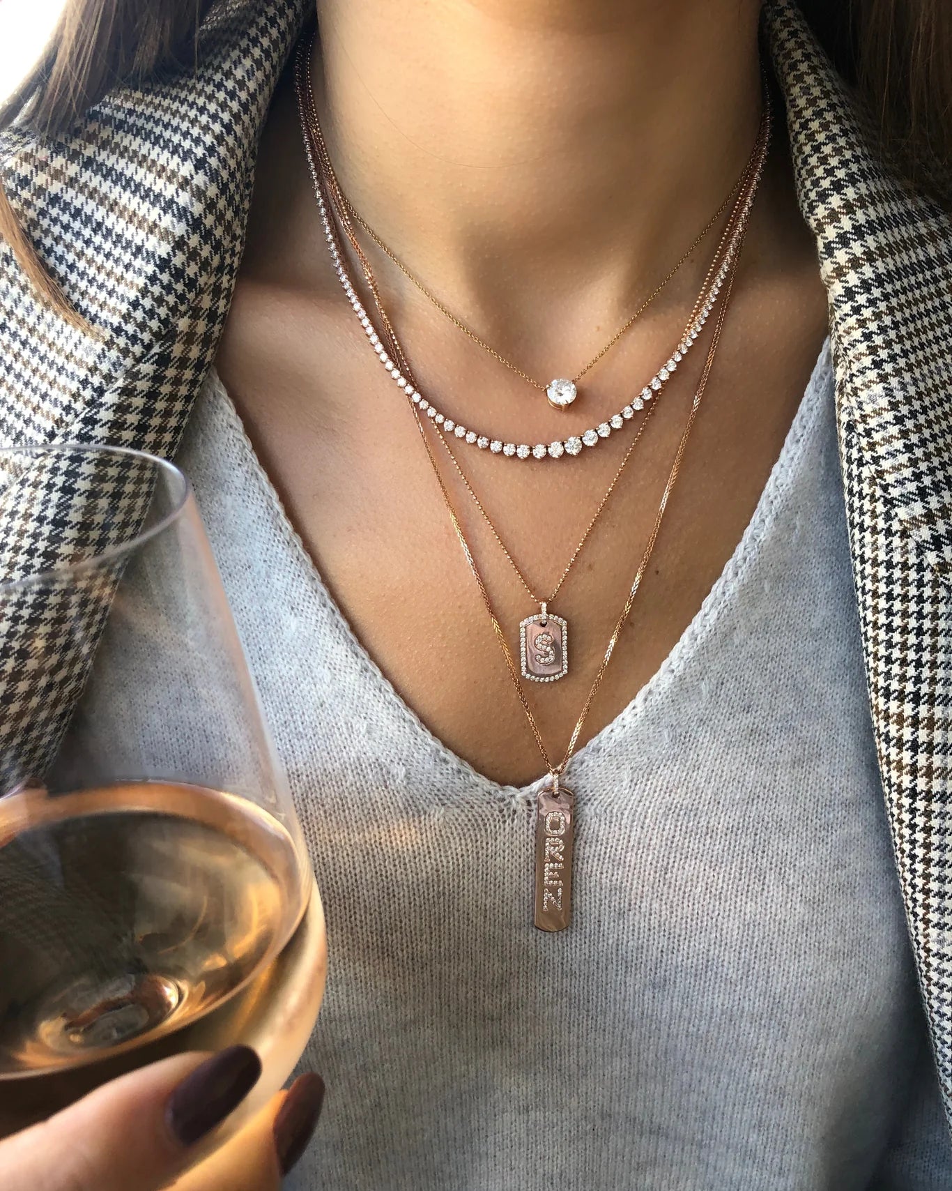 6.50ct TENNIS NECKLACE