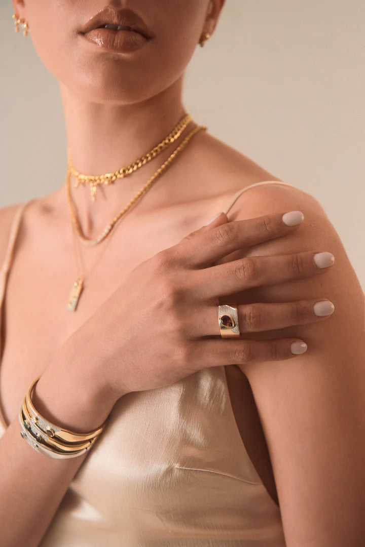 Rope Chain and Diamonds Necklace