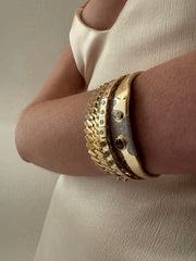 HELIX Gold Bangle