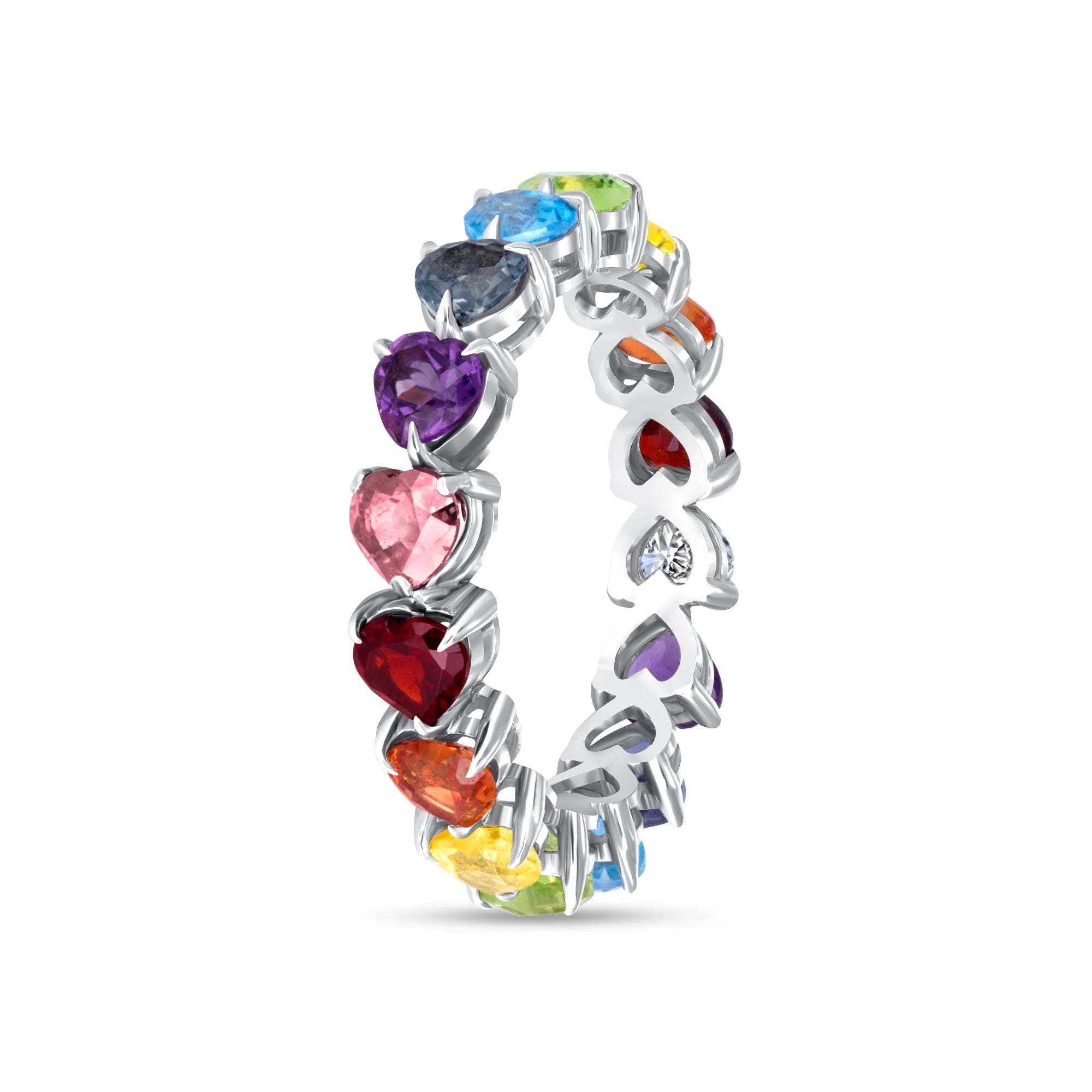 RAINBOW GEM ETERNITY RING