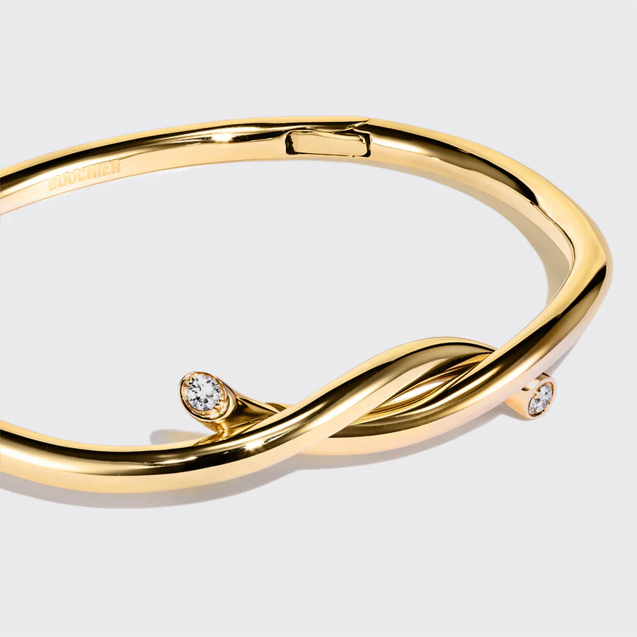 GOLD TIES BANGLE